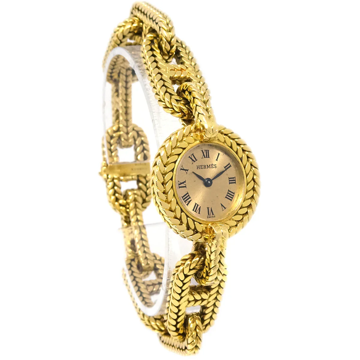 Hermes Chaine D'ancre Manual-winding Watch Gold 18KYG - Image 2