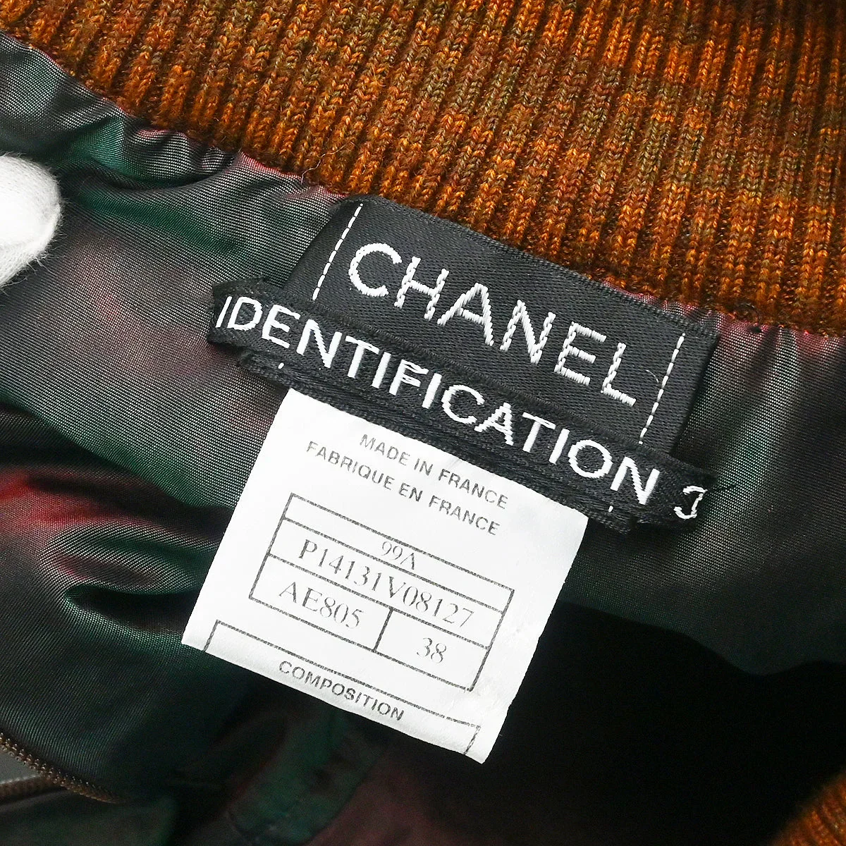 Chanel 1999 Skirt Black #38 - Image 9