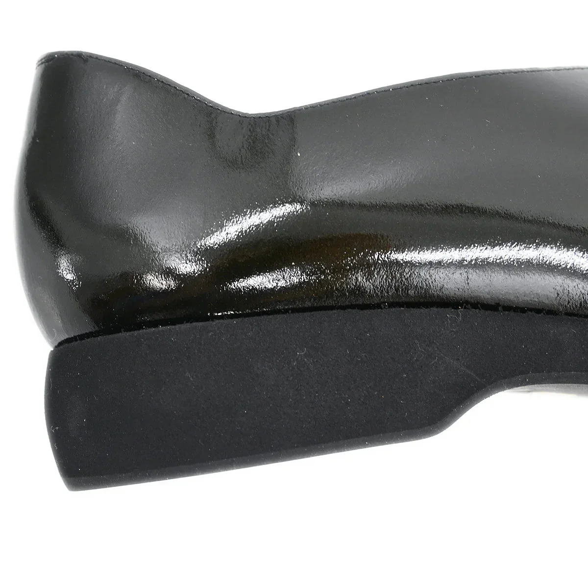 Chanel * Patent Leather Sandals Shoes #36 - Image 6