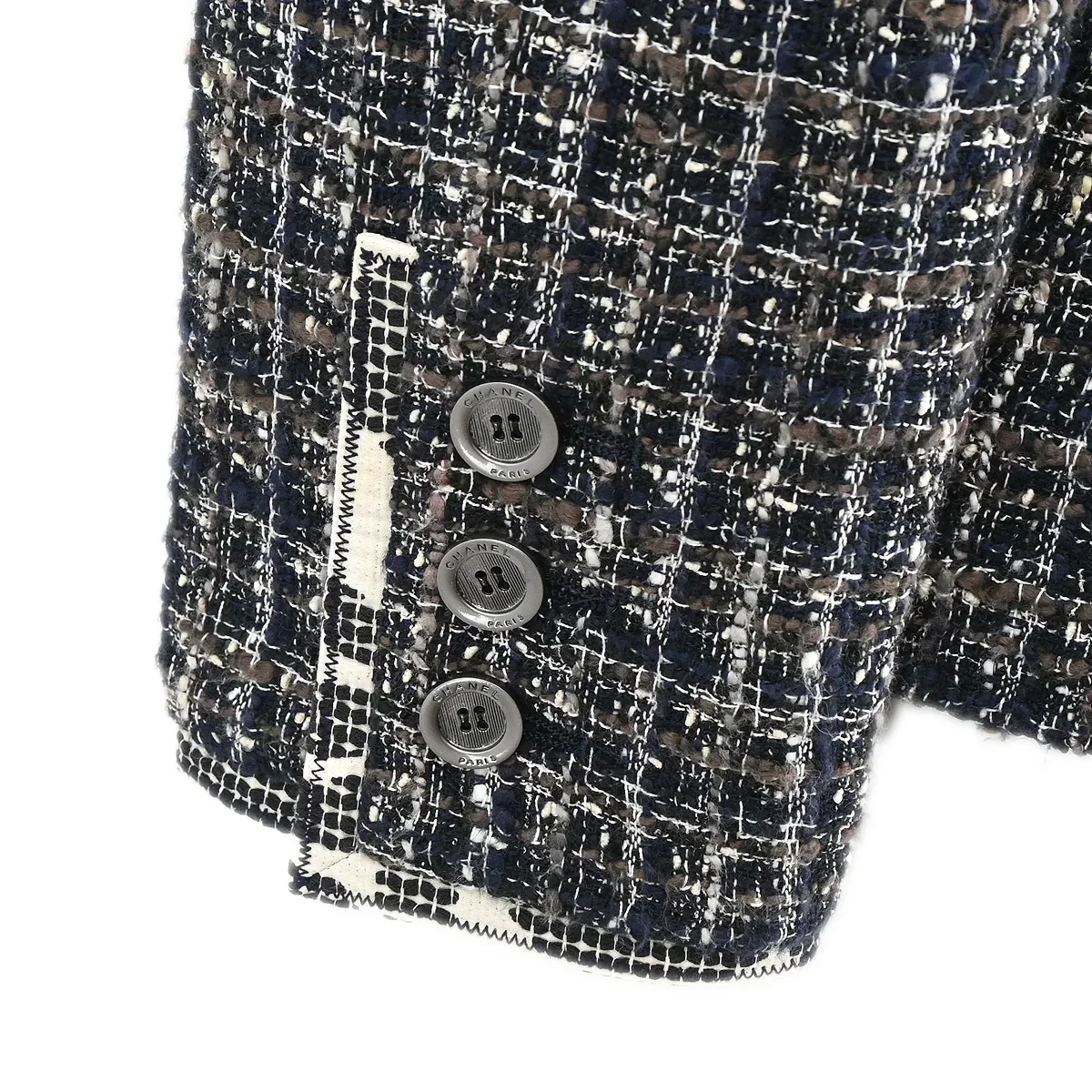 Chanel 2006 Single Breasted Jacket Black #36 - Image 4