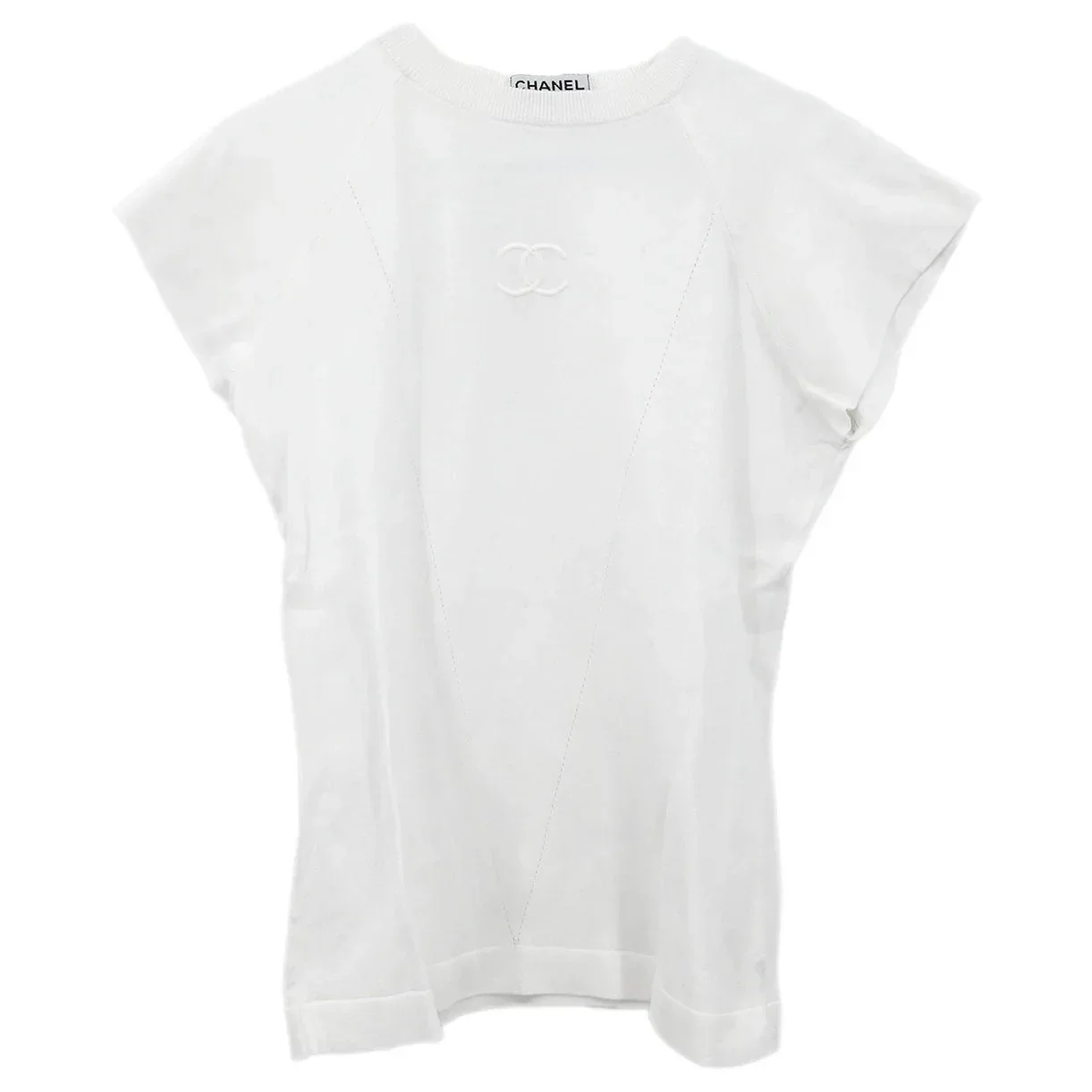 Chanel Short Sleeve Top White