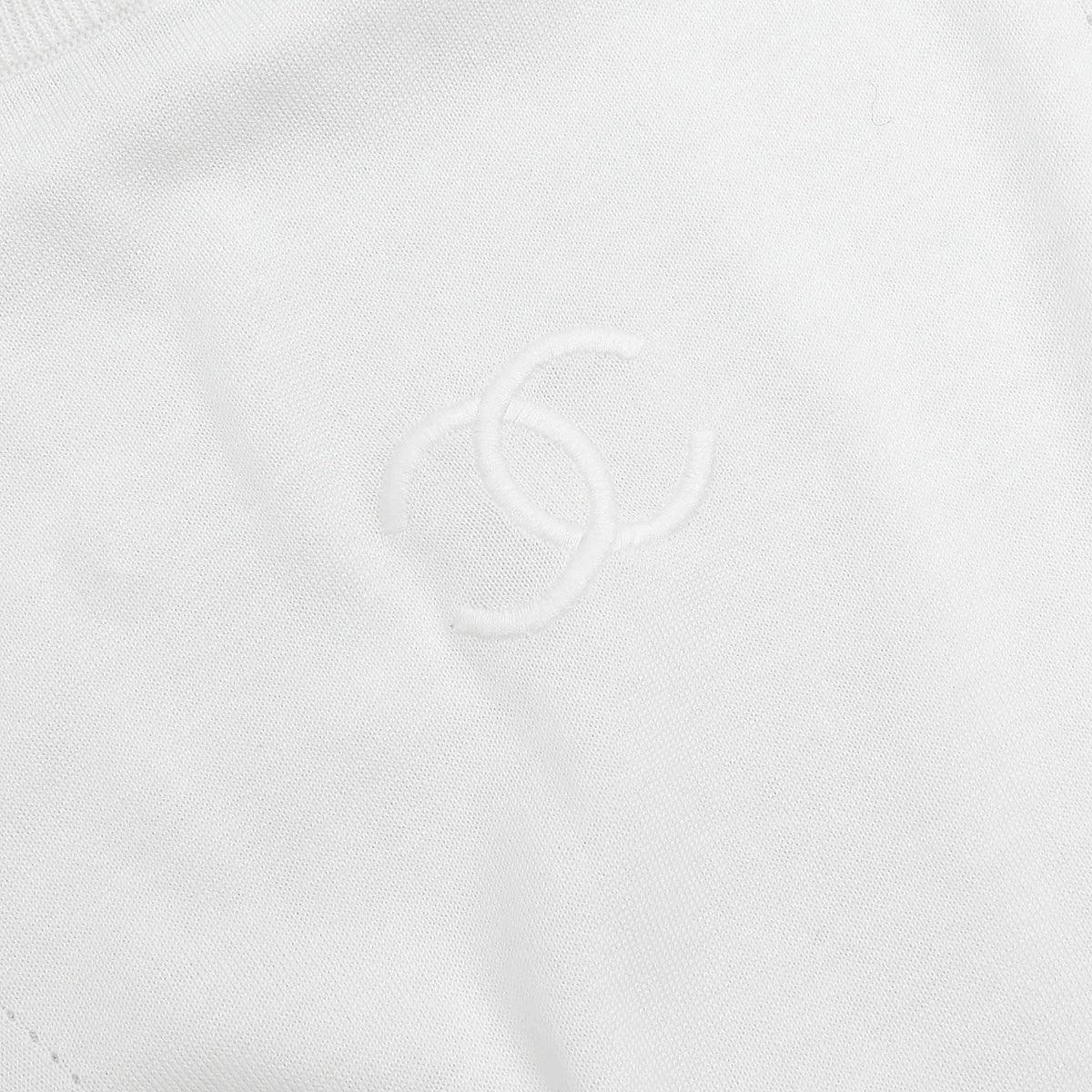 Chanel Short Sleeve Top White - Image 3