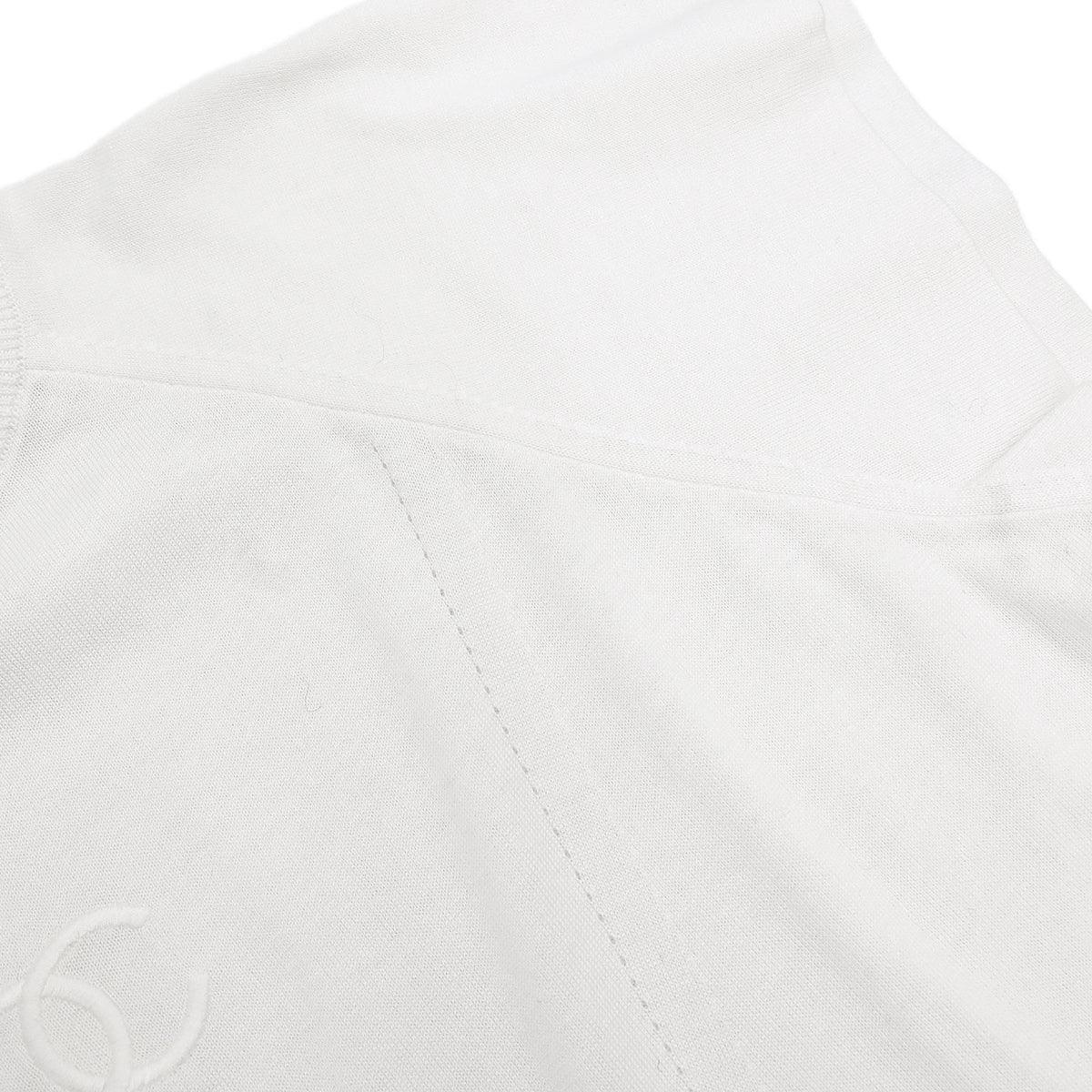 Chanel Short Sleeve Top White - Image 4