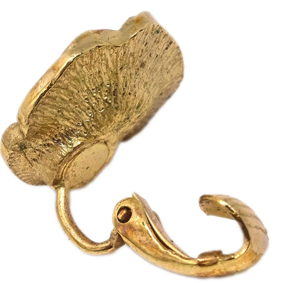 Christian Dior Flower Earrings Clip-On Costume Pearl - Image 4