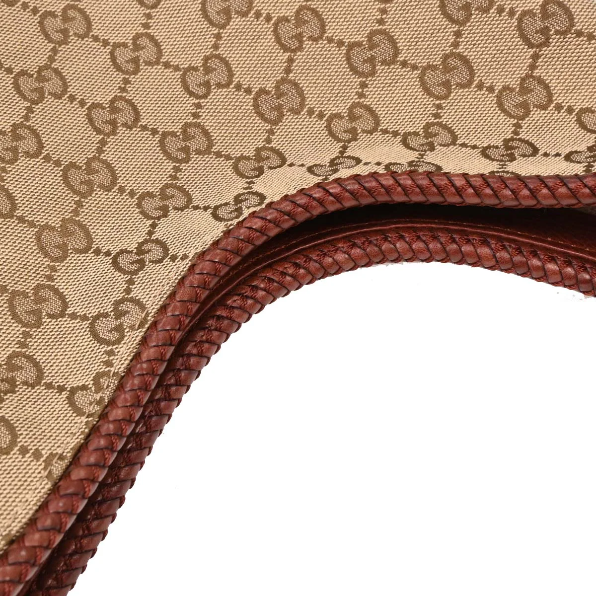 Gucci Beige Canvas GG Marrakech Hobo Shoulder Bag - Image 4
