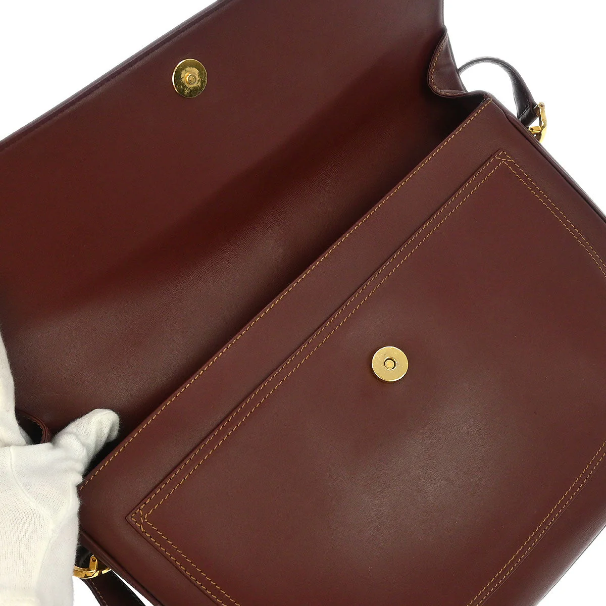 Cartier Bordeaux Shoulder Bag - Image 7