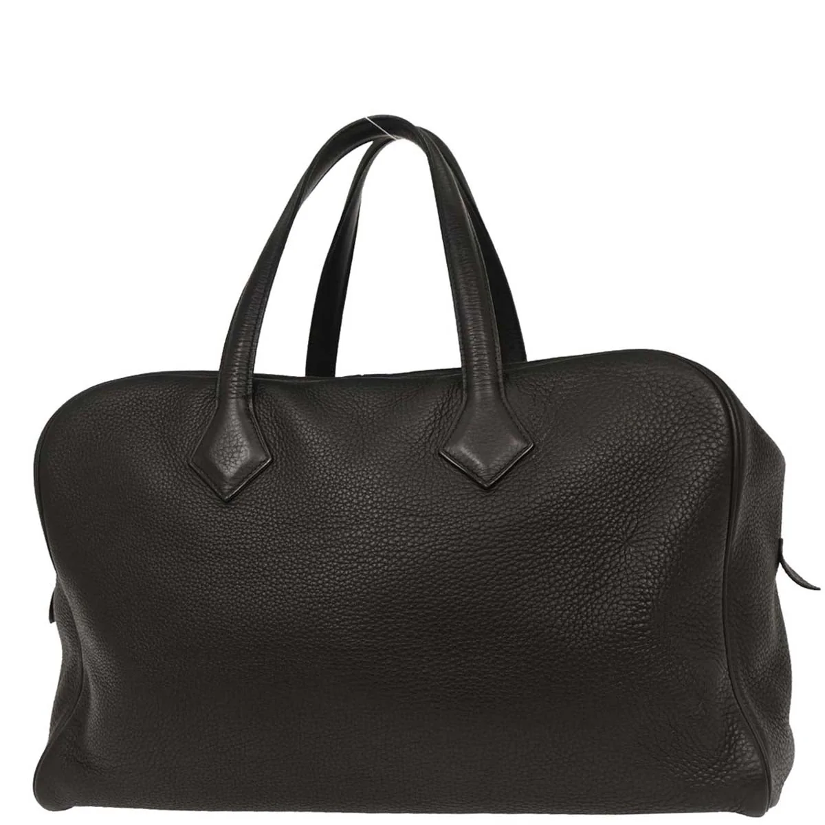 Hermes Black Taurillon Clemence Victoria 43 Handbag - Image 2
