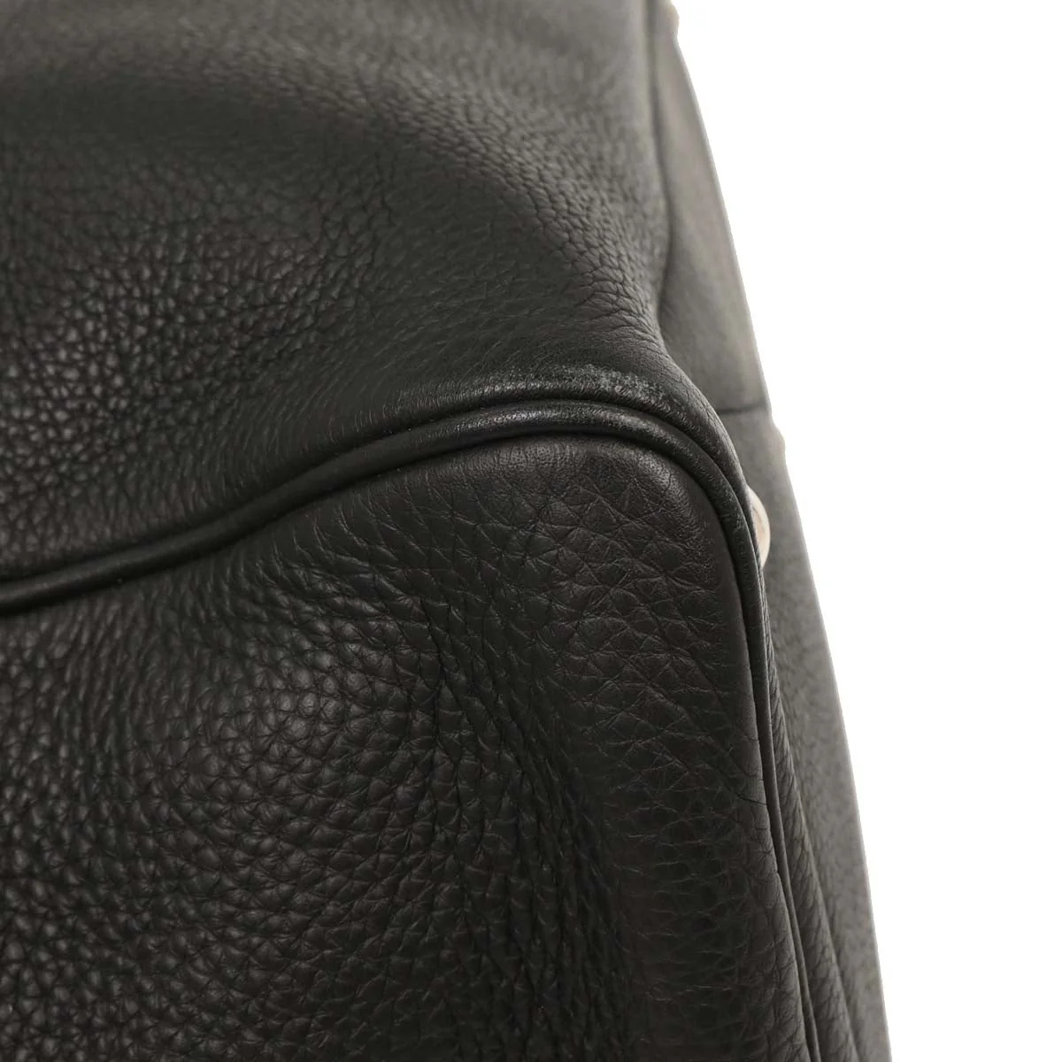 Hermes Black Taurillon Clemence Victoria 43 Handbag - Image 5