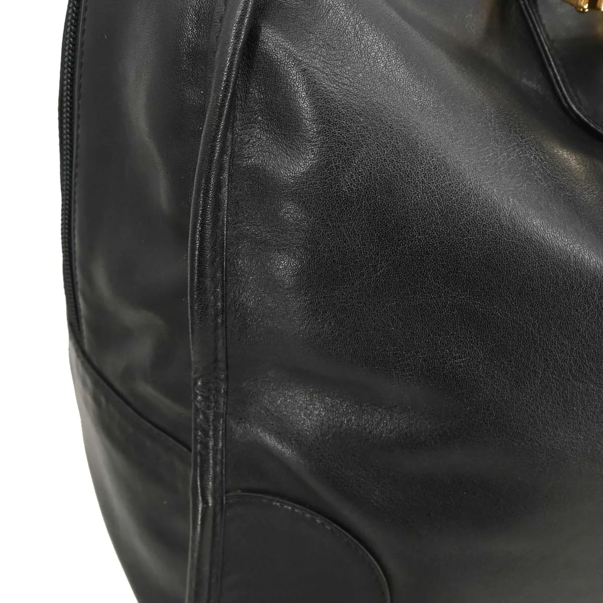Loewe Black Leather Amazona 40 Handbag - Image 5