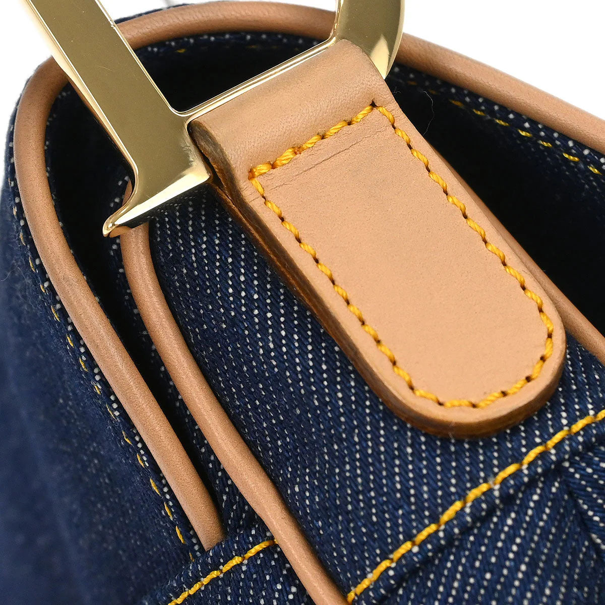 Christian Dior Indigo Denim Saddle Handbag - Image 4