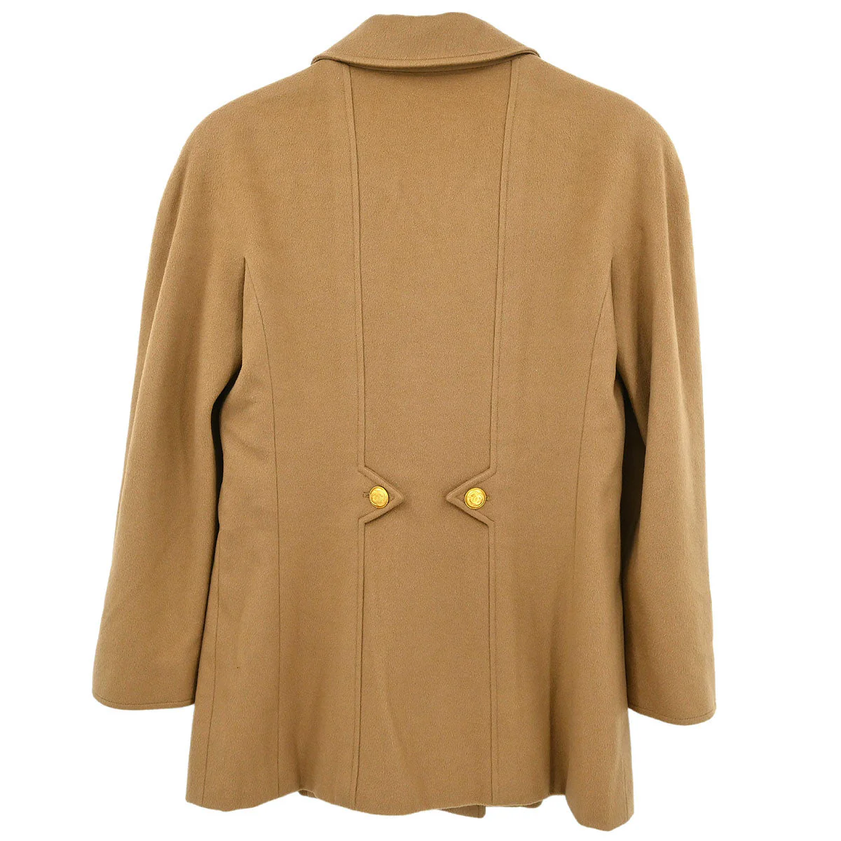 Chanel Double Breasted Jacket Beige - Image 2