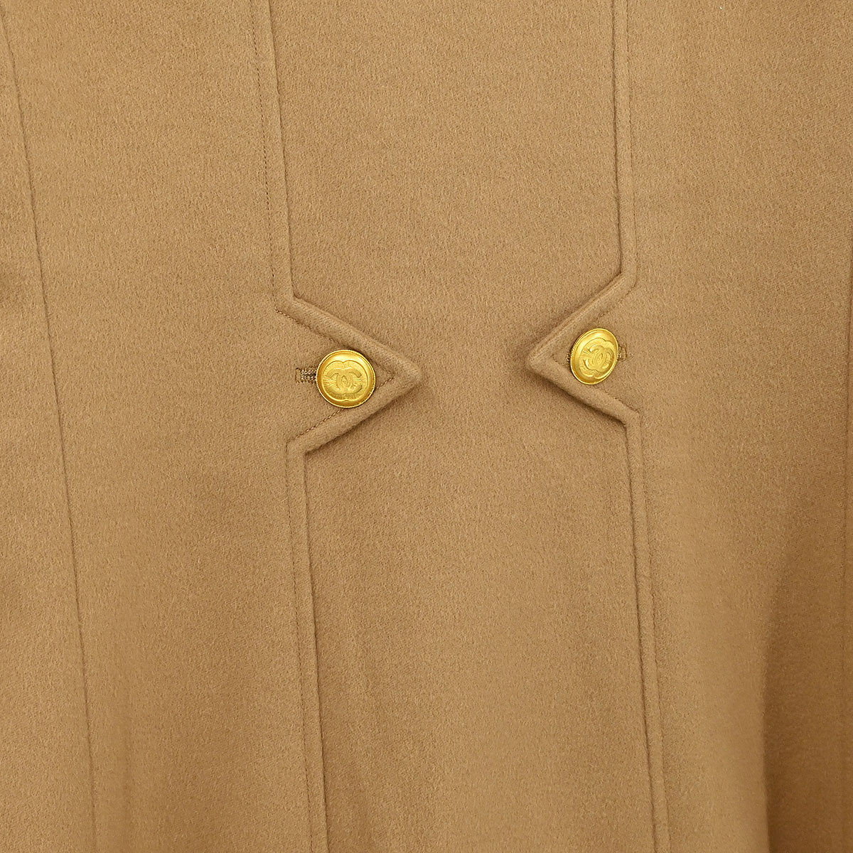Chanel Double Breasted Jacket Beige - Image 3
