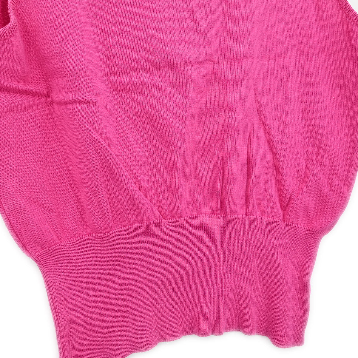 Yves Saint Laurent Sleeveless Sweater Pink #M - Image 3