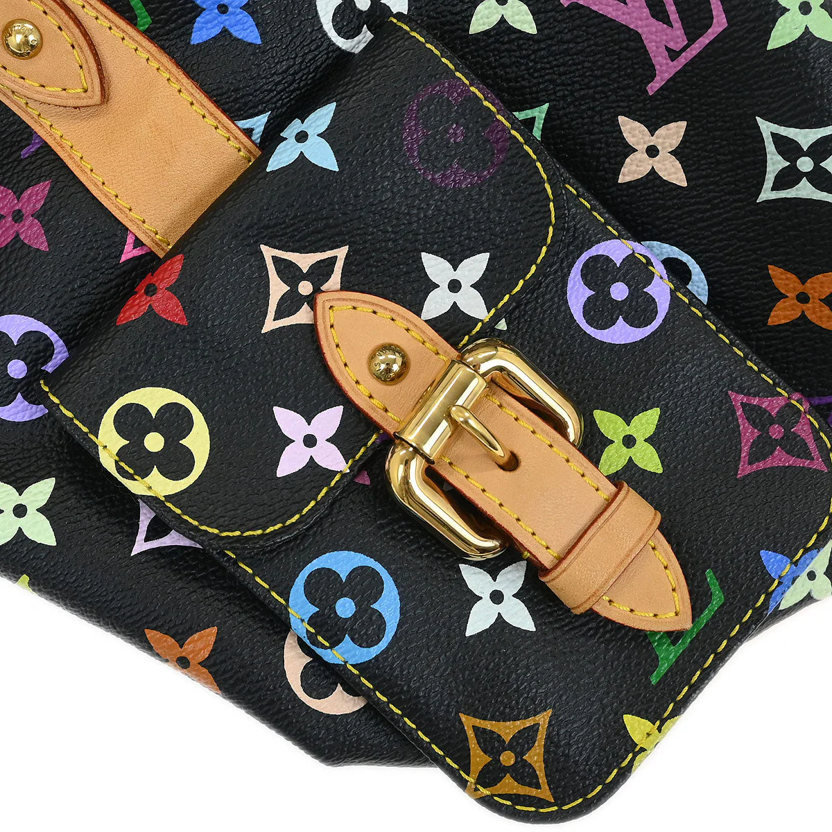 Louis Vuitton Black Monogram Multicolor Petite Noe Handbag M42230 - Image 10