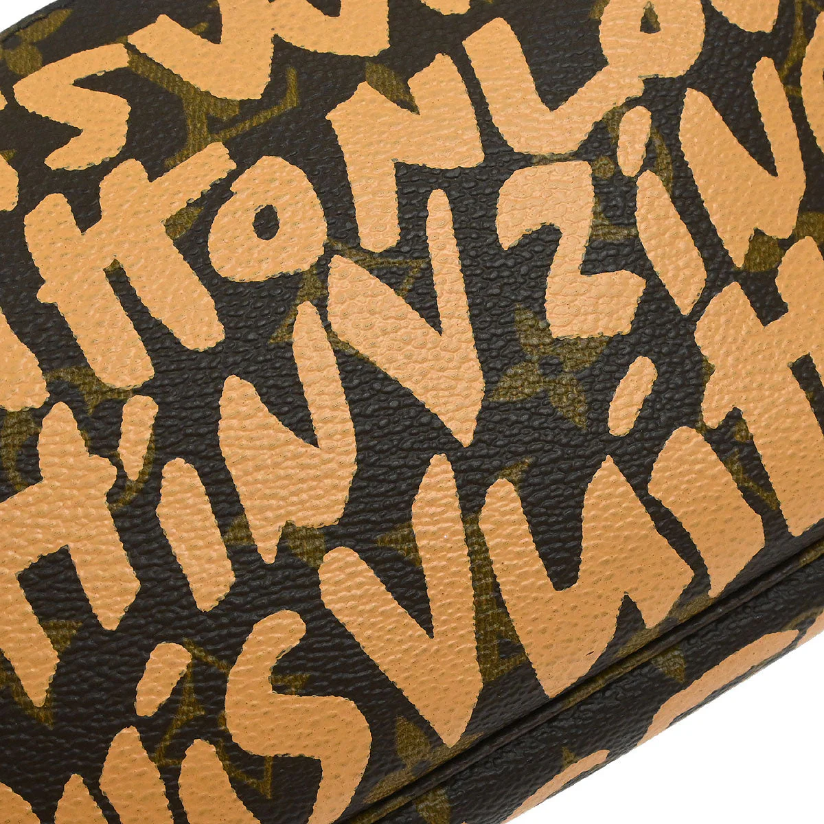 Louis Vuitton 2001 Beige Graffiti Pochette Accessoires Handbag M92193 - Image 3