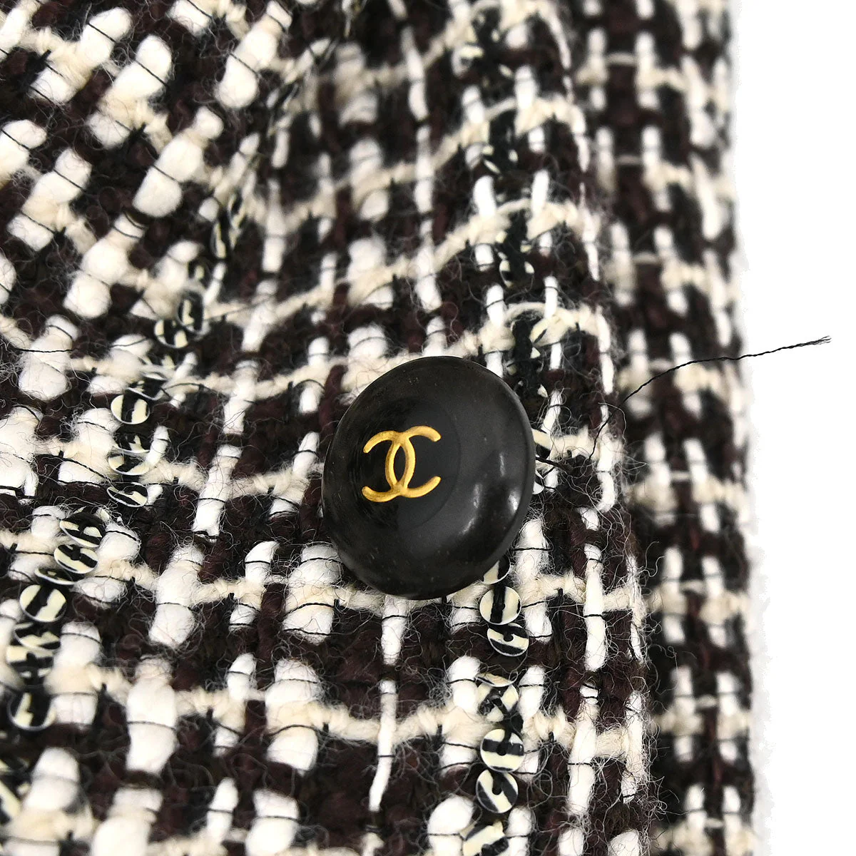 Chanel 2001 Double Breasted Jacket Brown #38 - Image 3