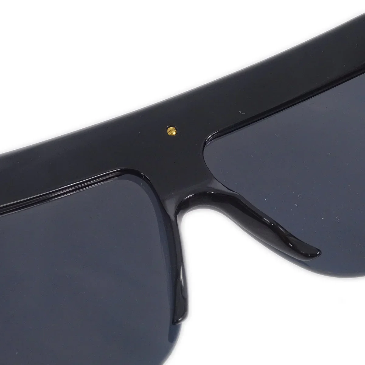 Chanel Chain Sunglasses Eyewear Black Small Good - Image 6