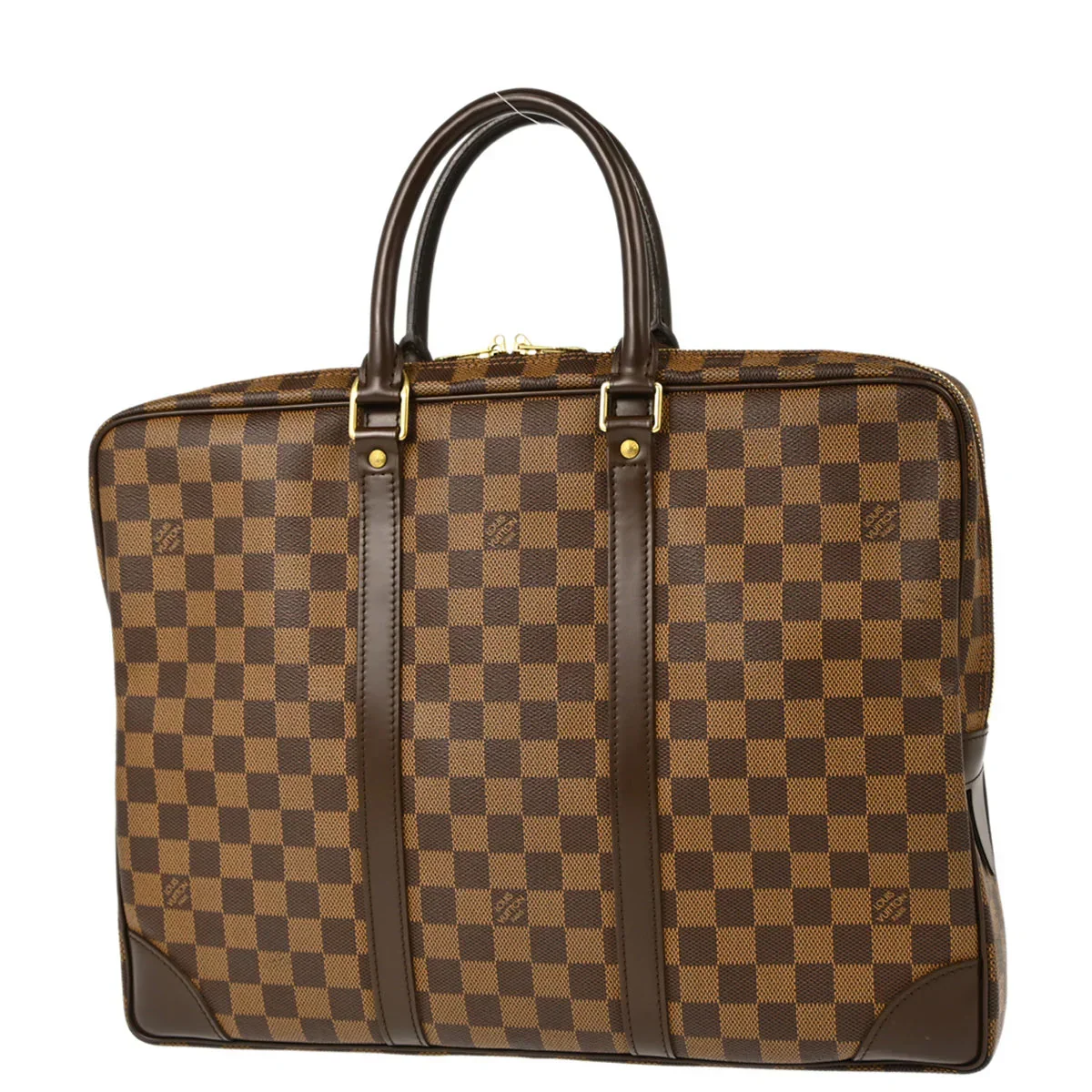 Louis Vuitton 2007 Damier Porte Documents Voyage Handbag N41124 - Image 2