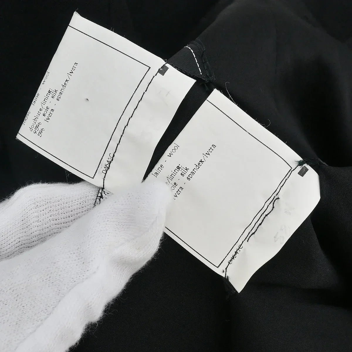 Chanel 1996 Setup Suit Jacket Skirt Black #40 - Image 10