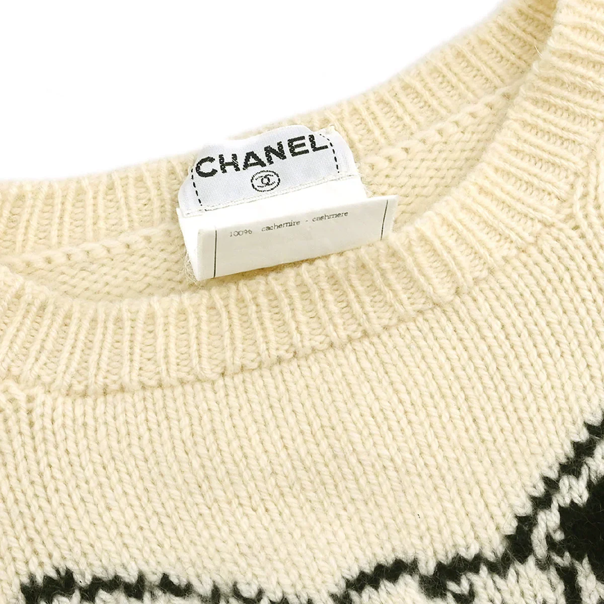 Chanel 1995 Sweater Ivory #42 - Image 3