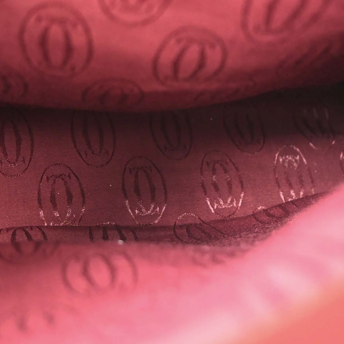 Cartier Bordeaux Happy Birthday Handbag - Image 9