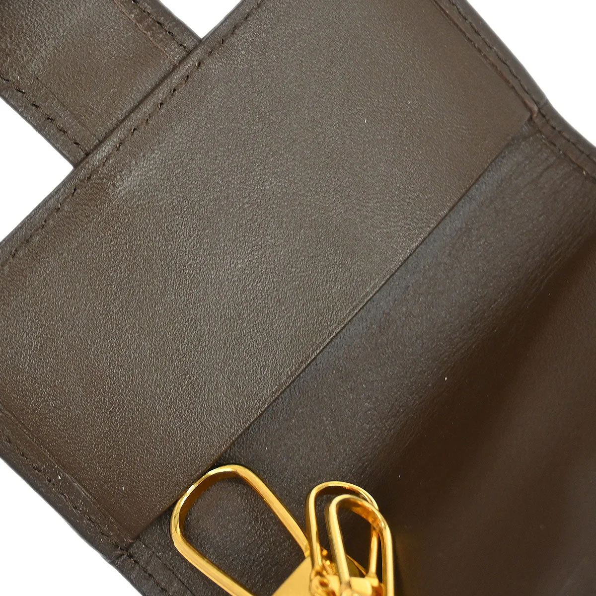 Burberrys Beige House Check Four Hook Key Case Small Good - Image 6