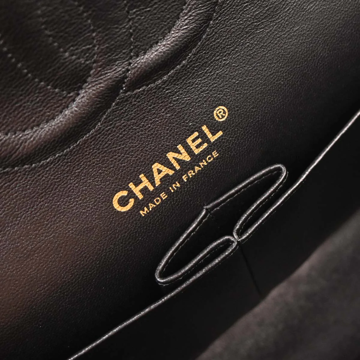 Chanel 2008-2009 Black Calfskin Medium Classic Double Flap Shoulder Bag - Image 8