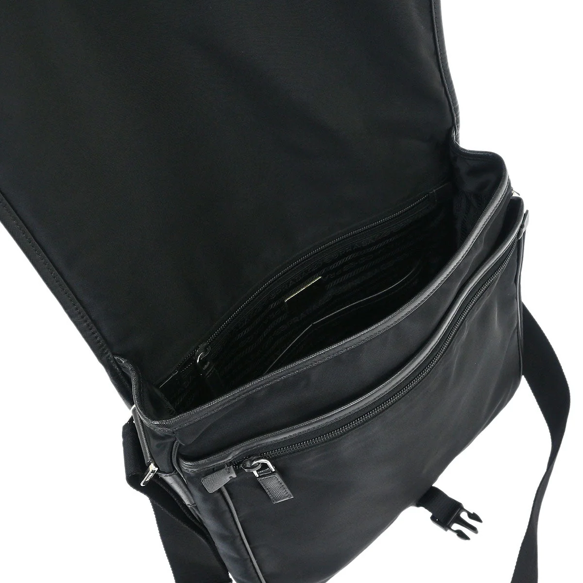 Prada Black Nylon Shoulder Bag - Image 5