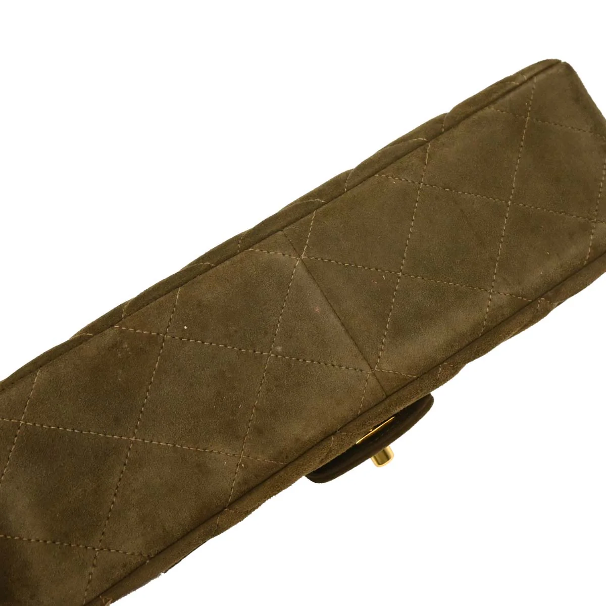 Chanel 1994-1996 Brown Suede Shoulder Bag - Image 4