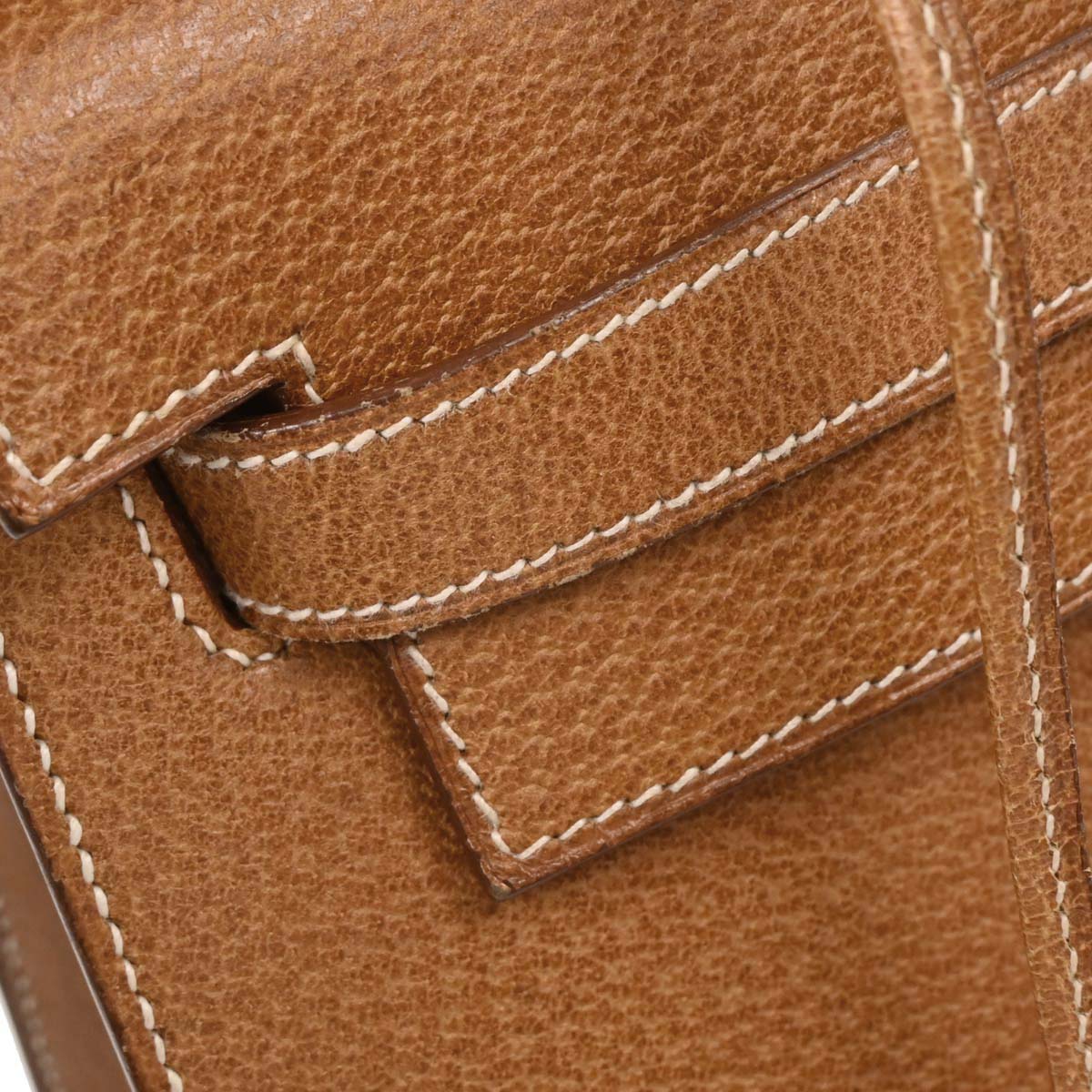 Hermes Natural Pigskin Kelly 32 Sellier Handbag - Image 7