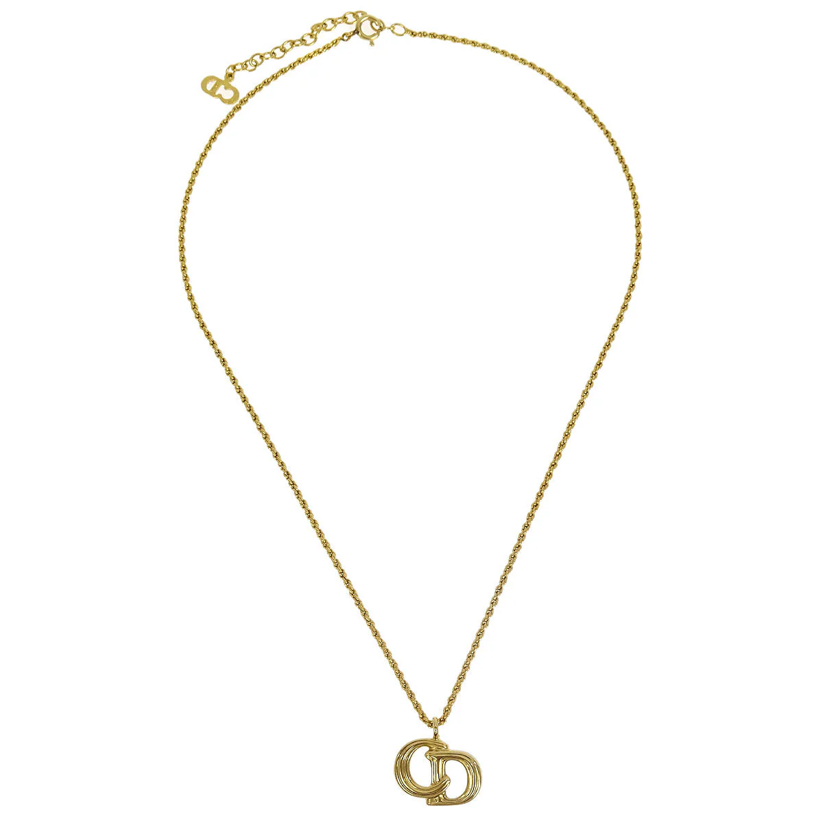 Christian Dior Necklace Pendant Gold - Image 2