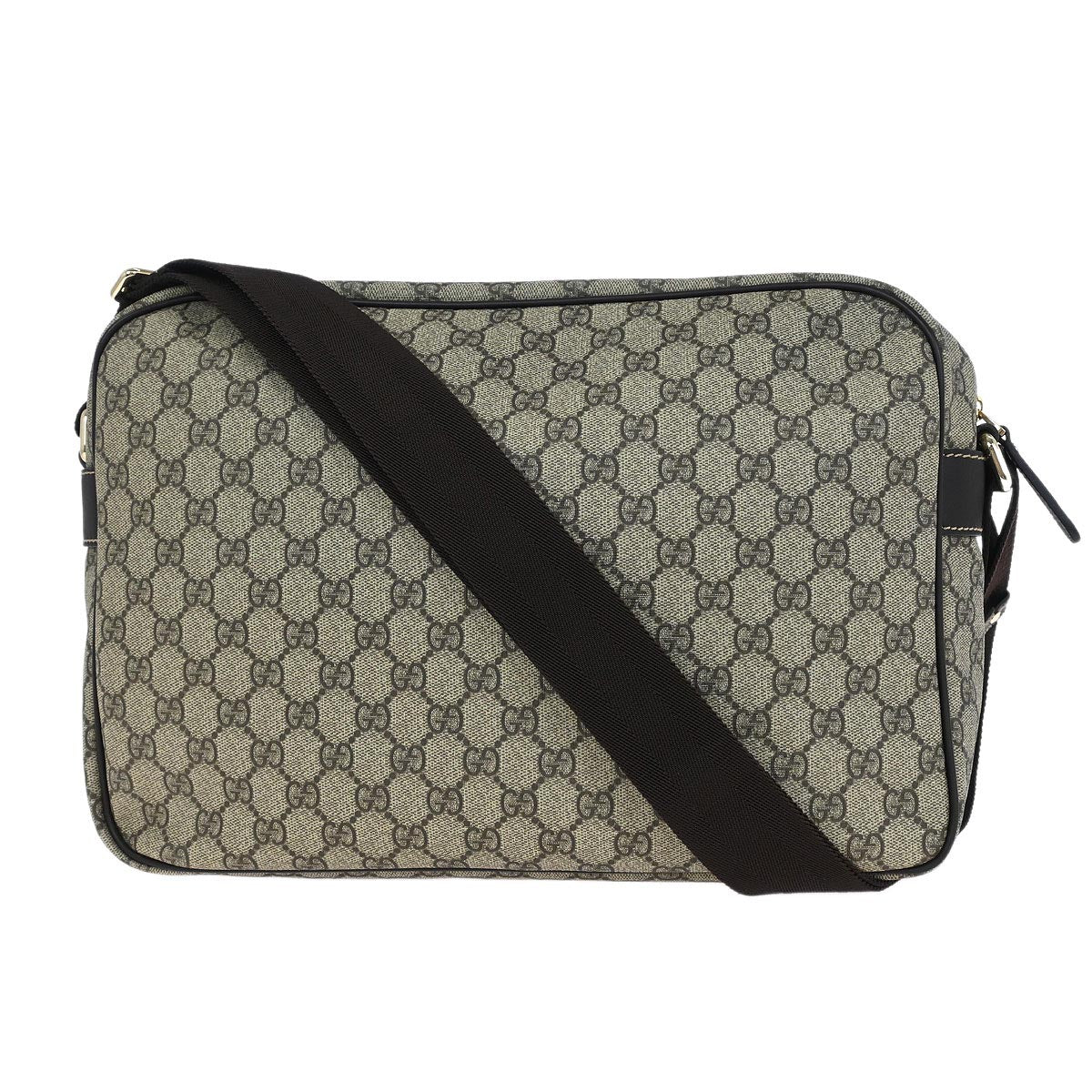 Gucci Beige GG Supreme Shoulder Bag - Image 2