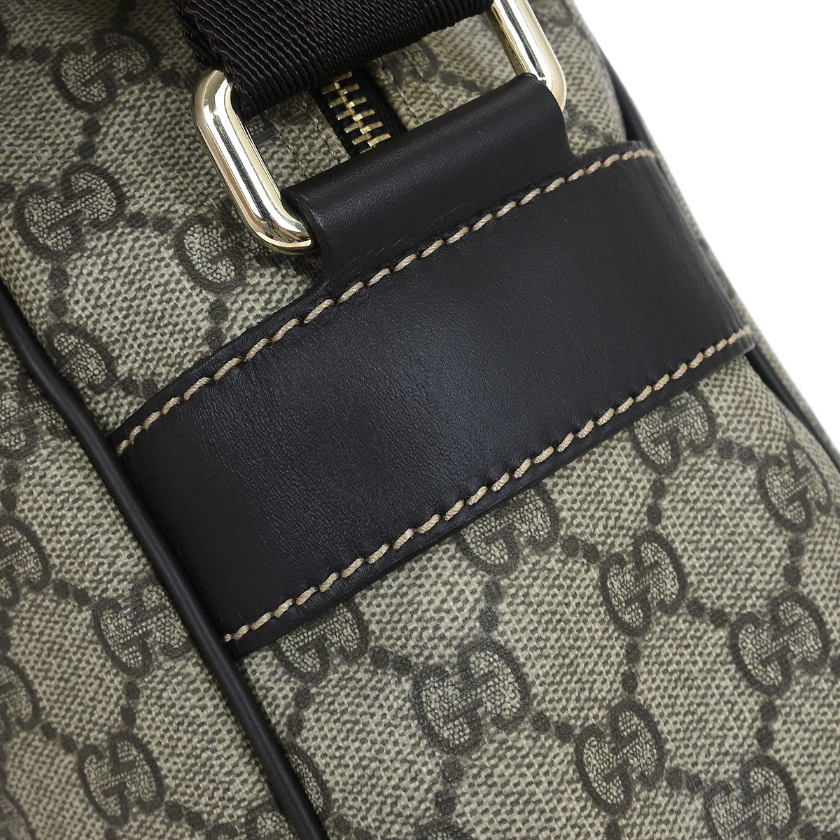 Gucci Beige GG Supreme Shoulder Bag - Image 5