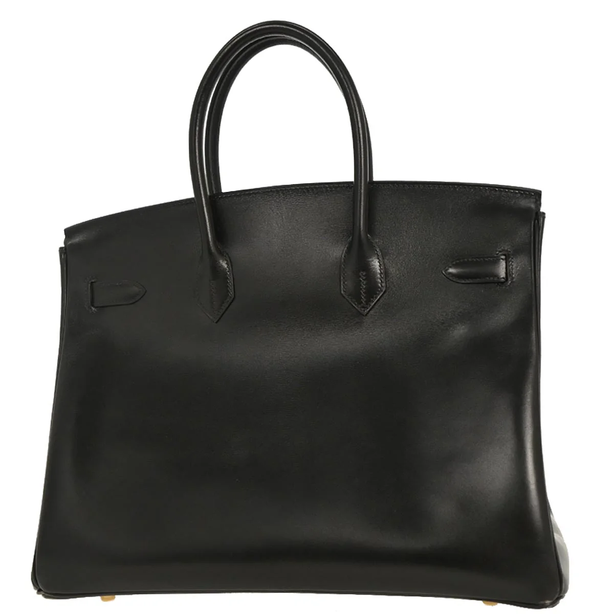 Hermes Black Box Calf Birkin 35 Handbag - Image 2