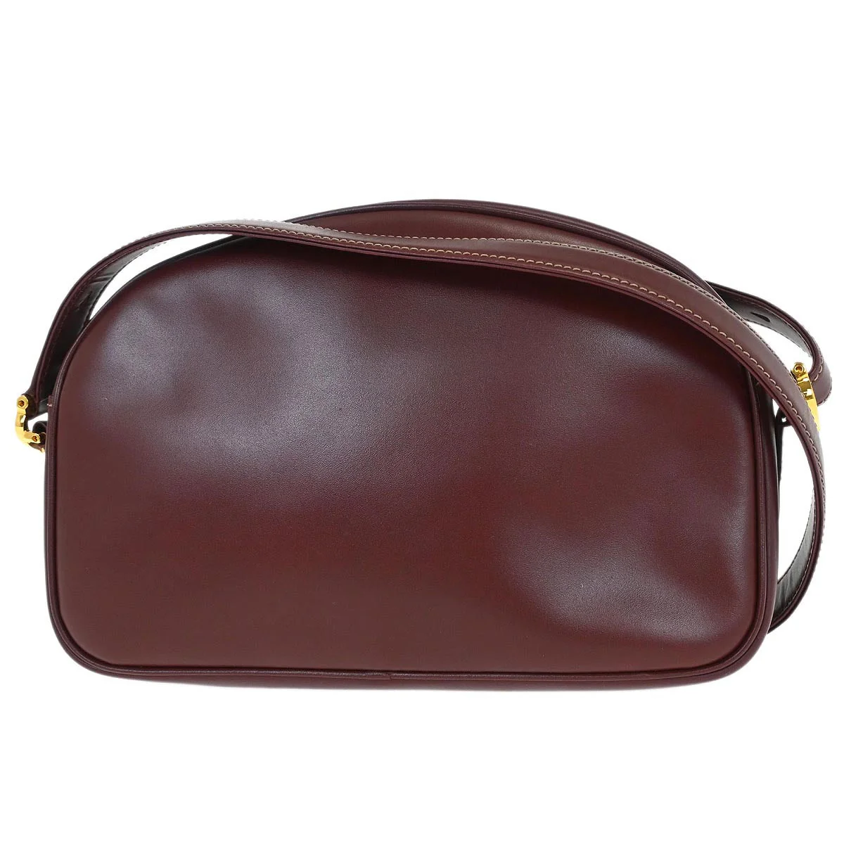 Cartier Bordeaux Leather Must de Cartier Shoulder Bag - Image 2