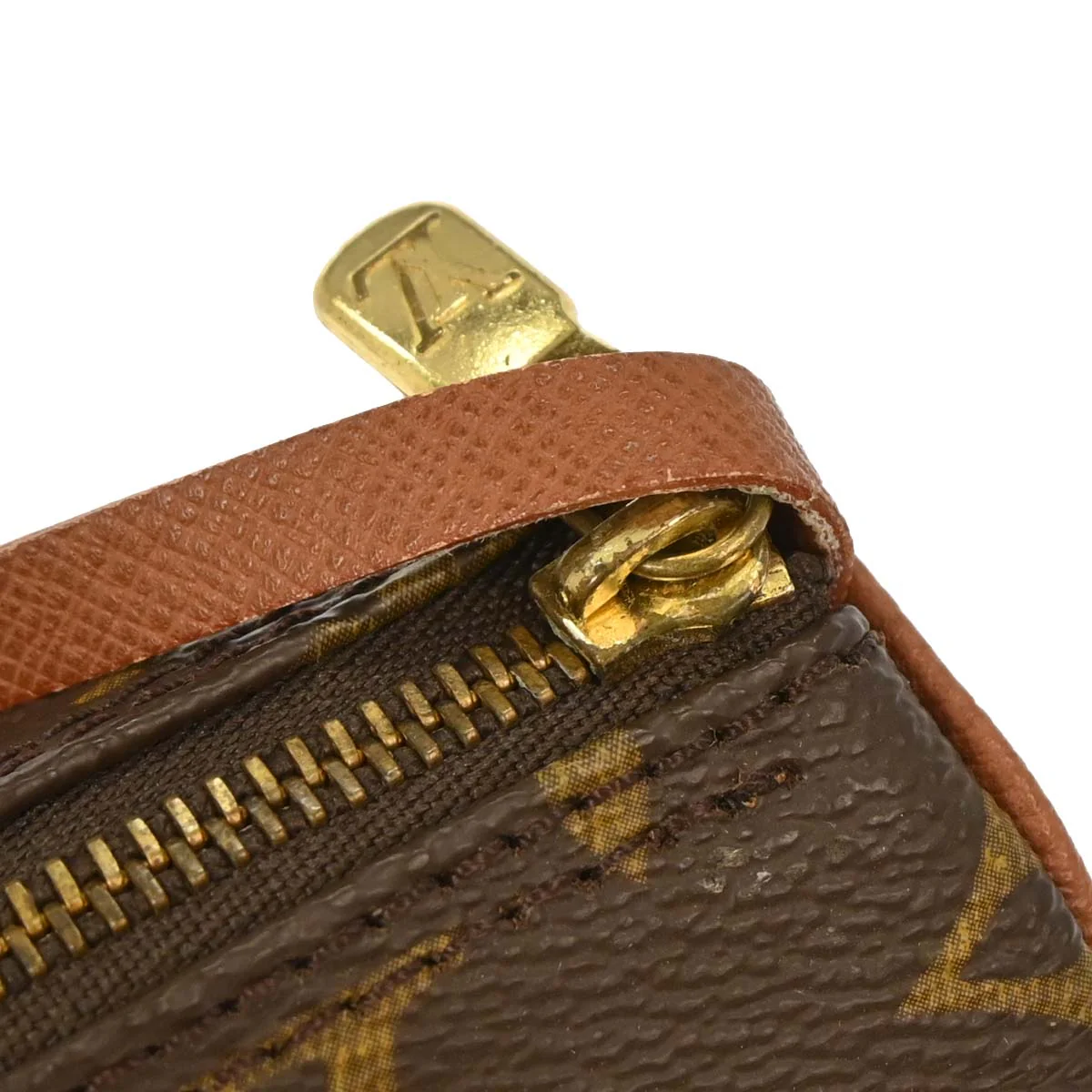 Louis Vuitton Monogram Papillon Attached Pouch Bag - Image 8