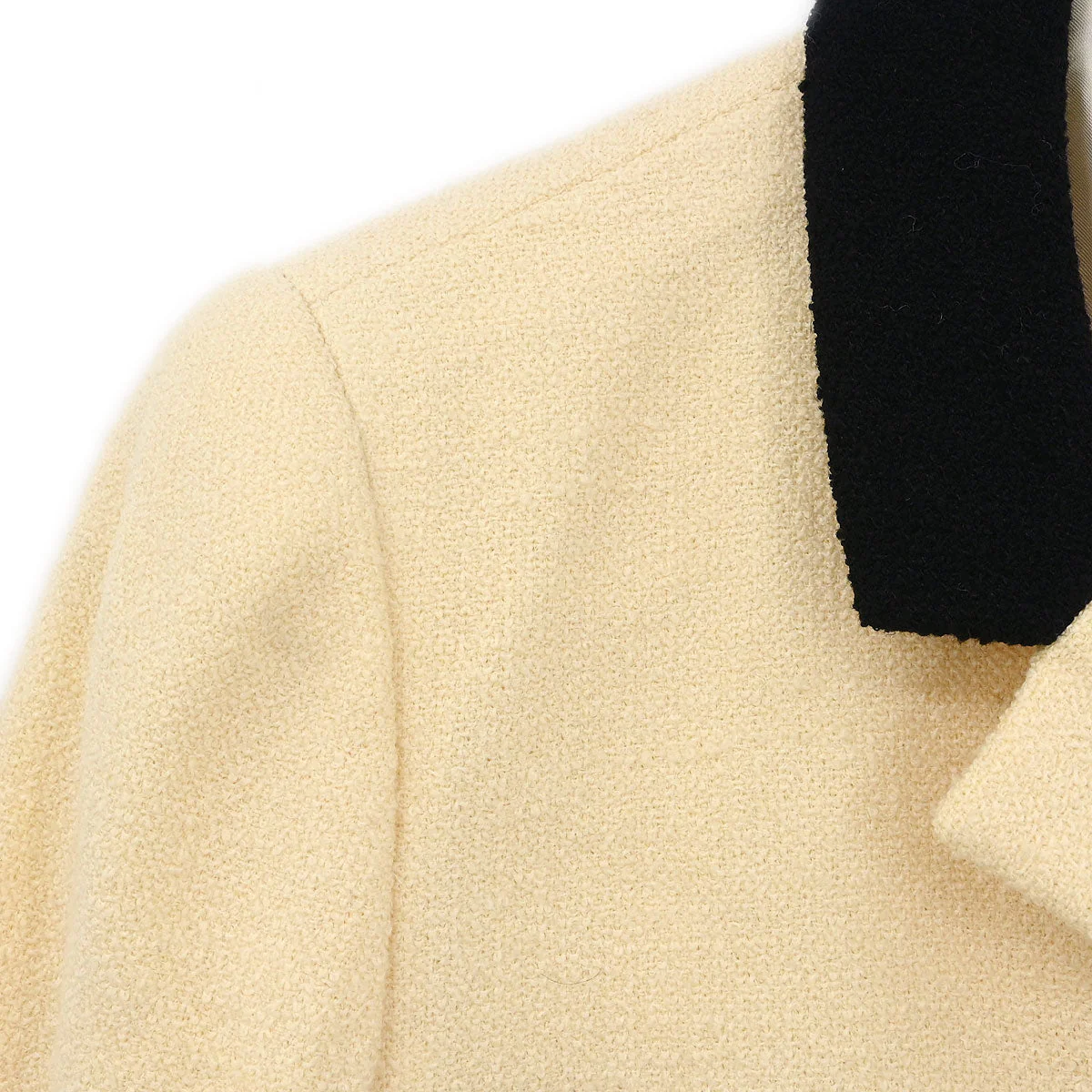 Chanel 1996 Single Breasted Jacket Ivory #38 - Image 4