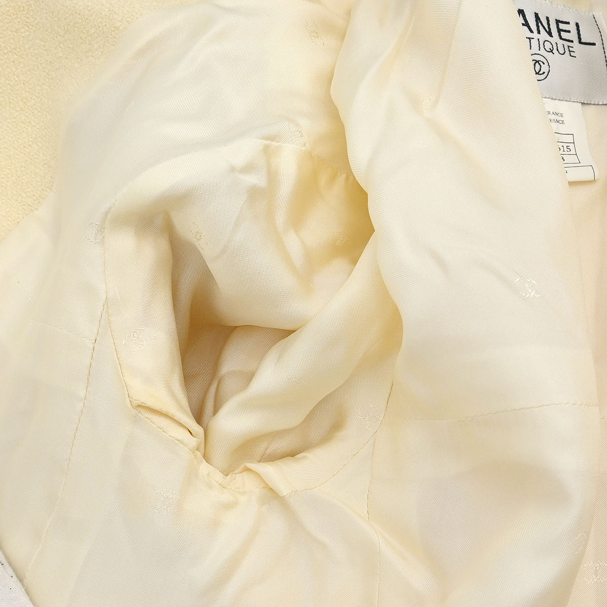 Chanel 1996 Single Breasted Jacket Ivory #38 - Image 8