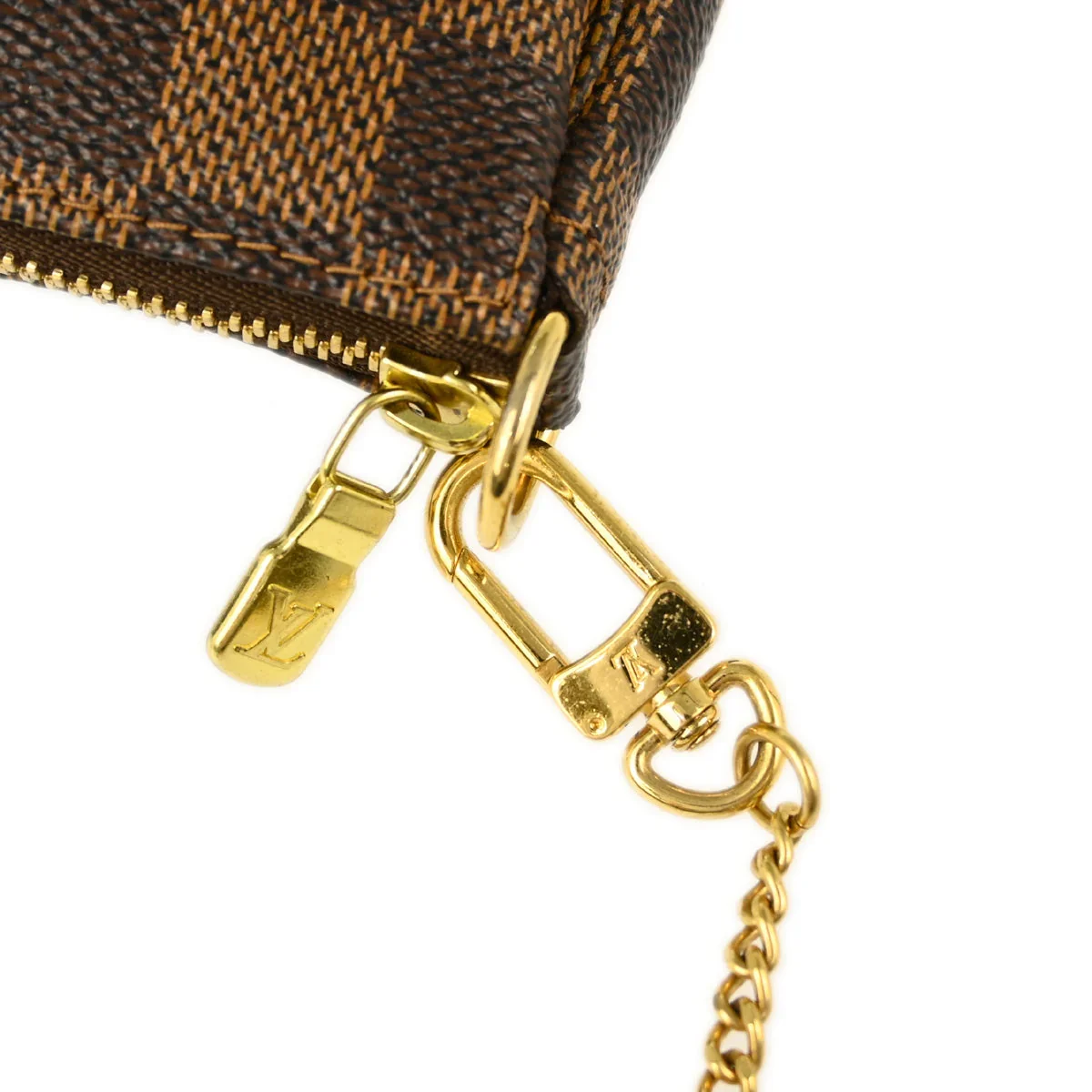 Louis Vuitton 2008 Damier T&B Mini Pochette Accessoires Handbag N58011 - Image 4