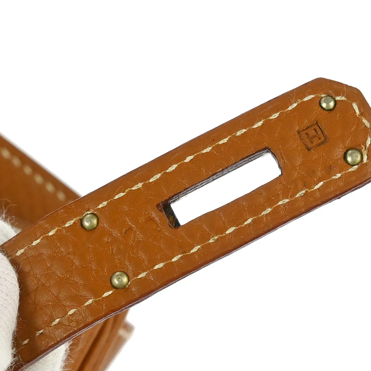 Hermes 2004 Gold Togo Birkin 30 Handbag - Image 10