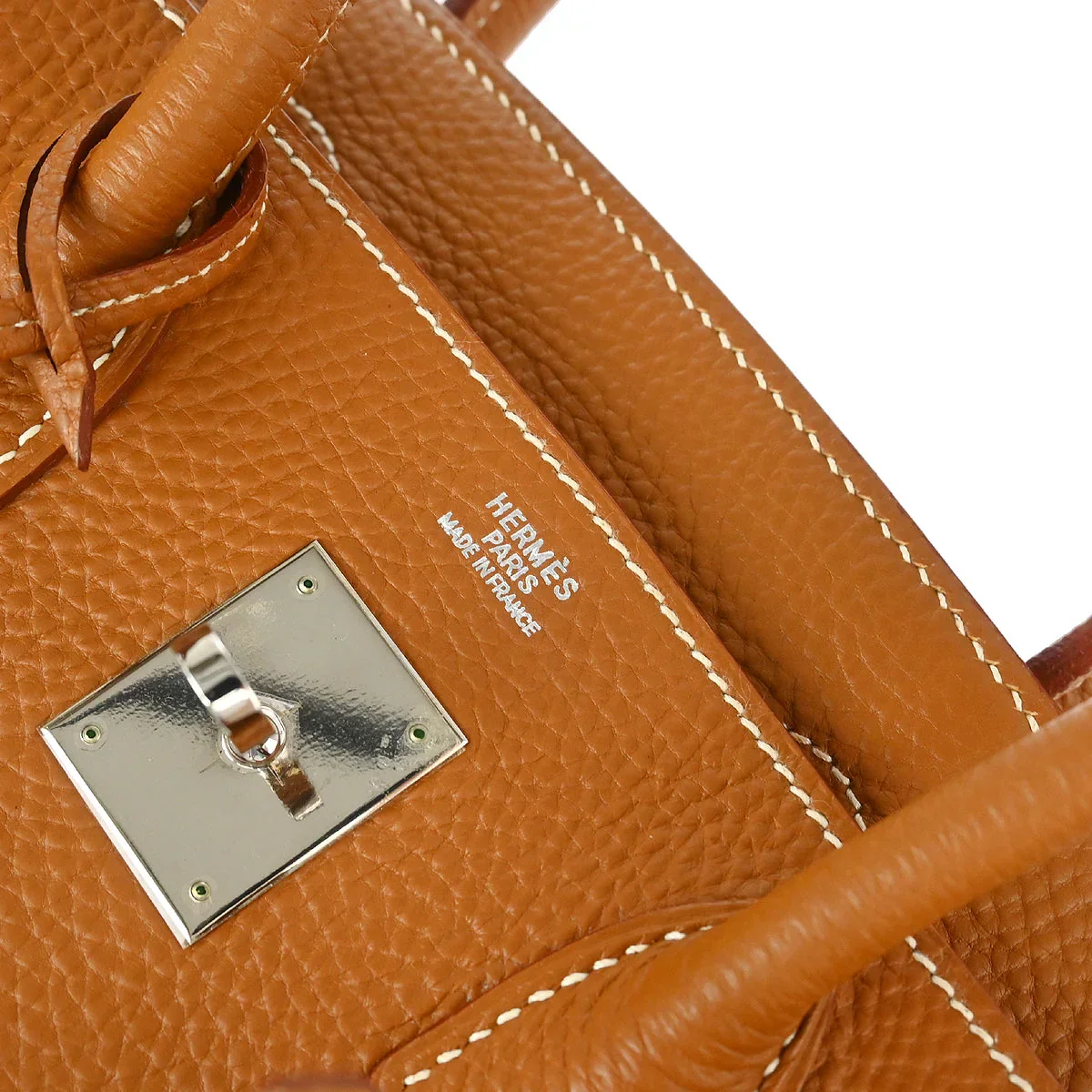 Hermes 2004 Gold Togo Birkin 30 Handbag - Image 9