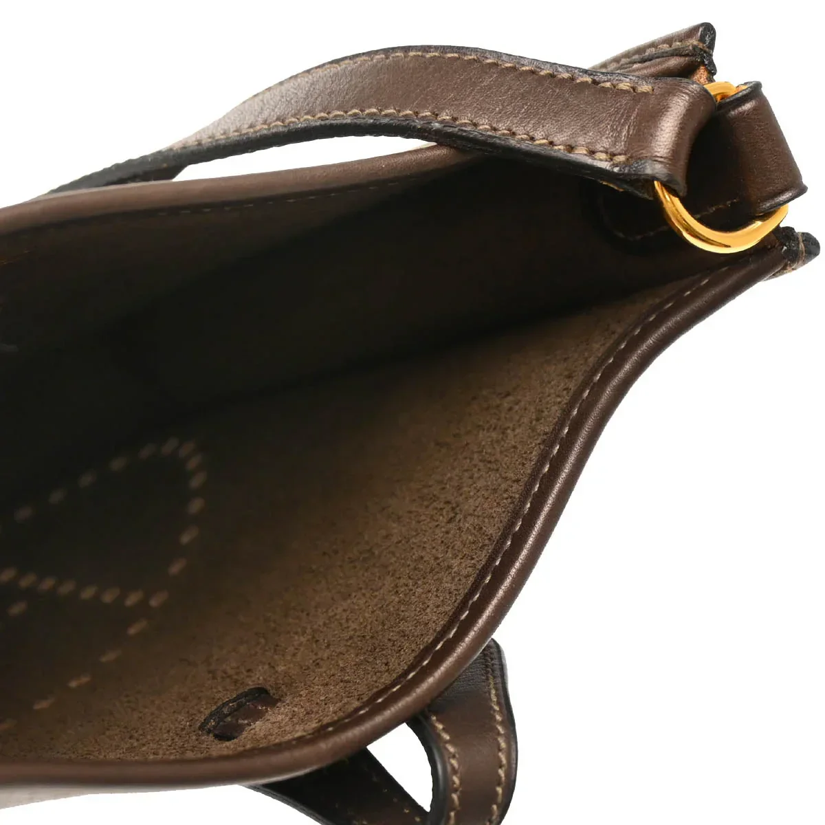 Hermes 2003 Havane Barenia Evelyne TPM Shoulder Bag - Image 3