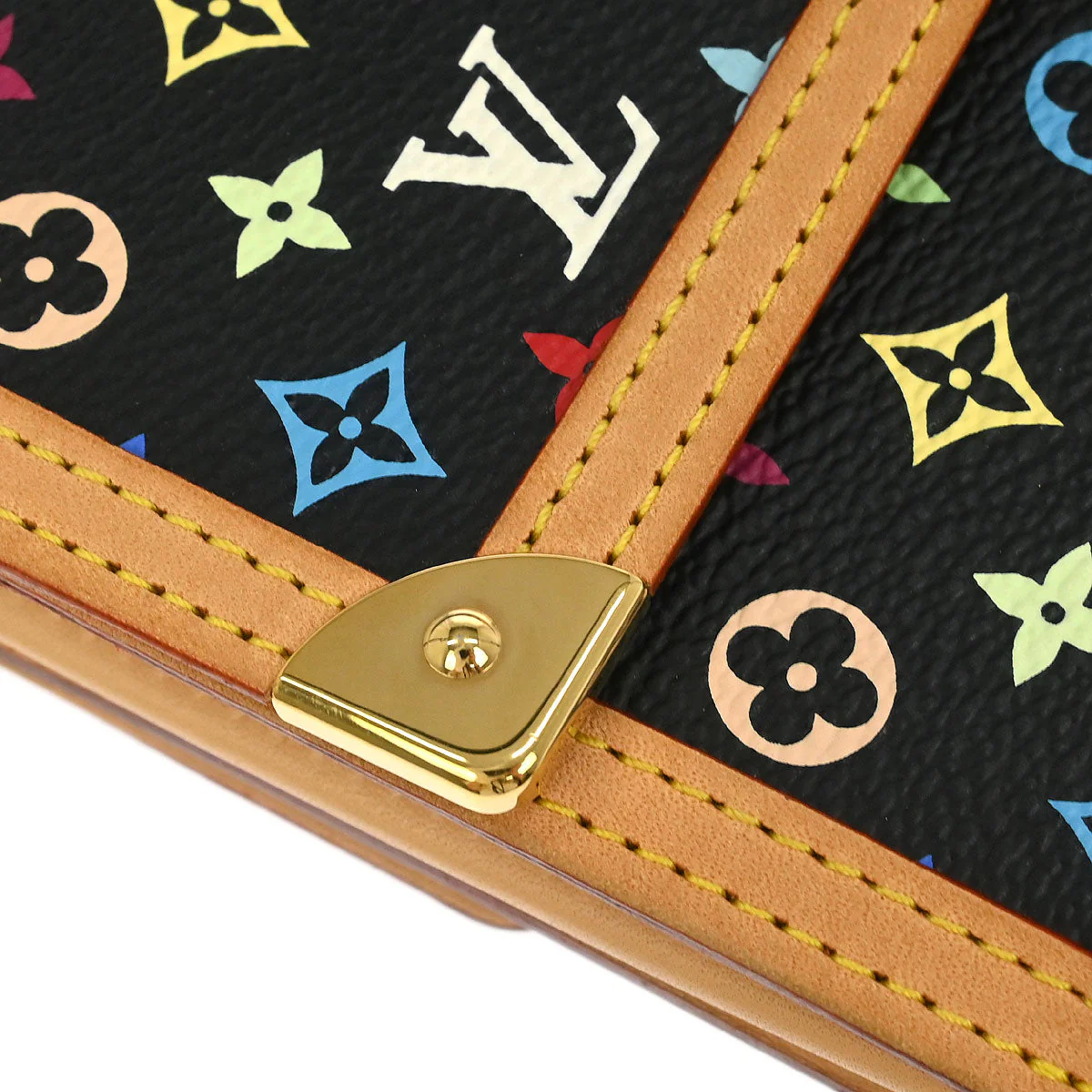 Louis Vuitton Multicolor Porte Monnaie Billet Cartes Credit Wallet M92984 - Image 3