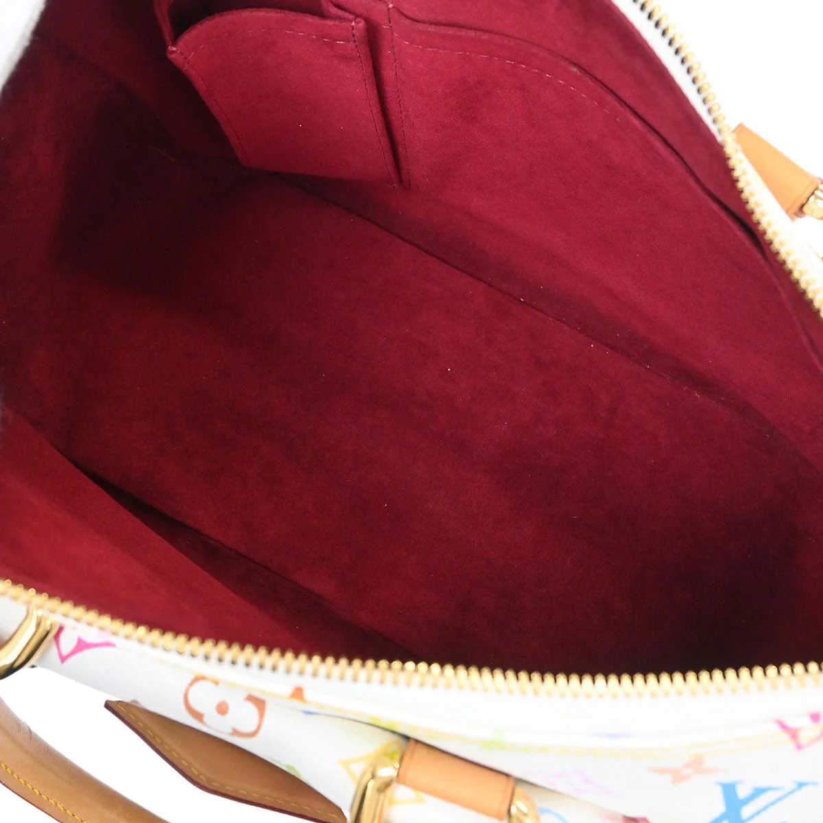 Louis Vuitton White Multicolor Rita 2way Shoulder Handbag M40125 - Image 8