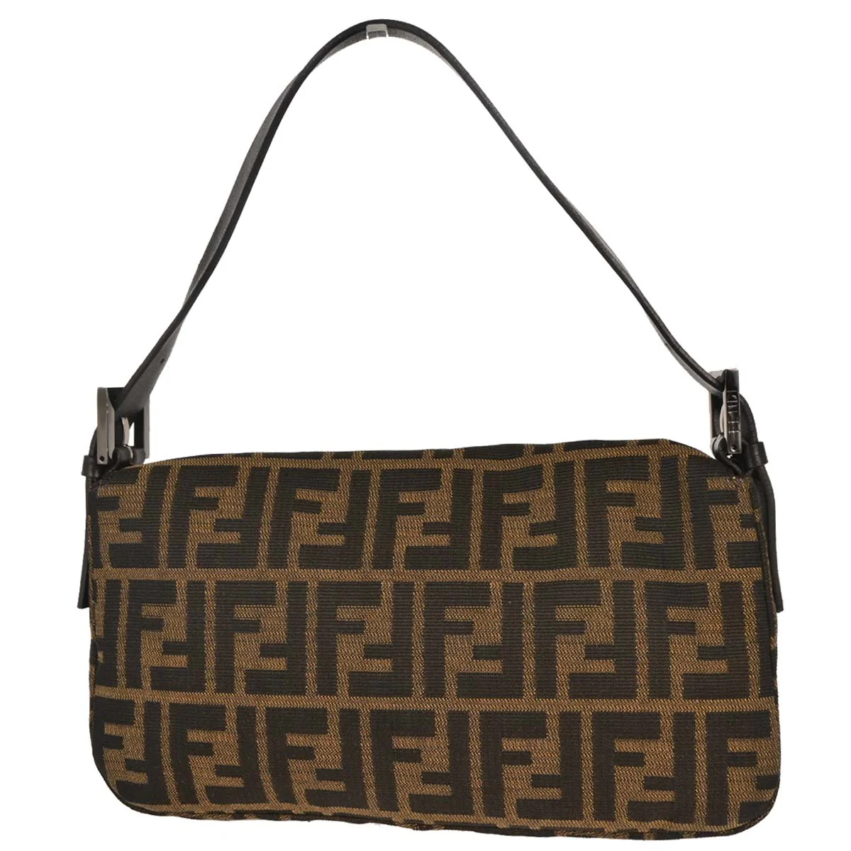 Fendi Brown Zucca Baguette Handbag - Image 2