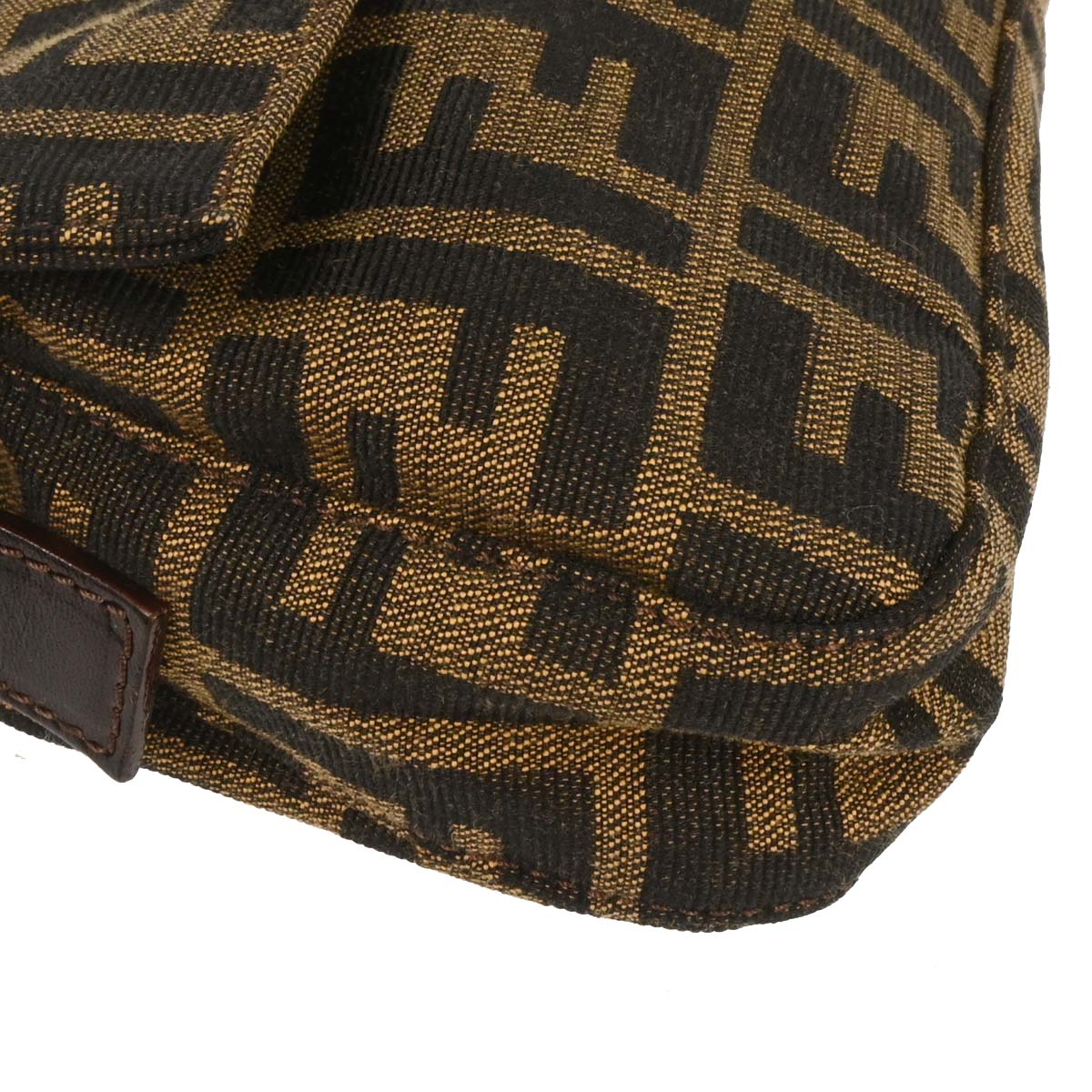 Fendi Brown Zucca Baguette Handbag - Image 6