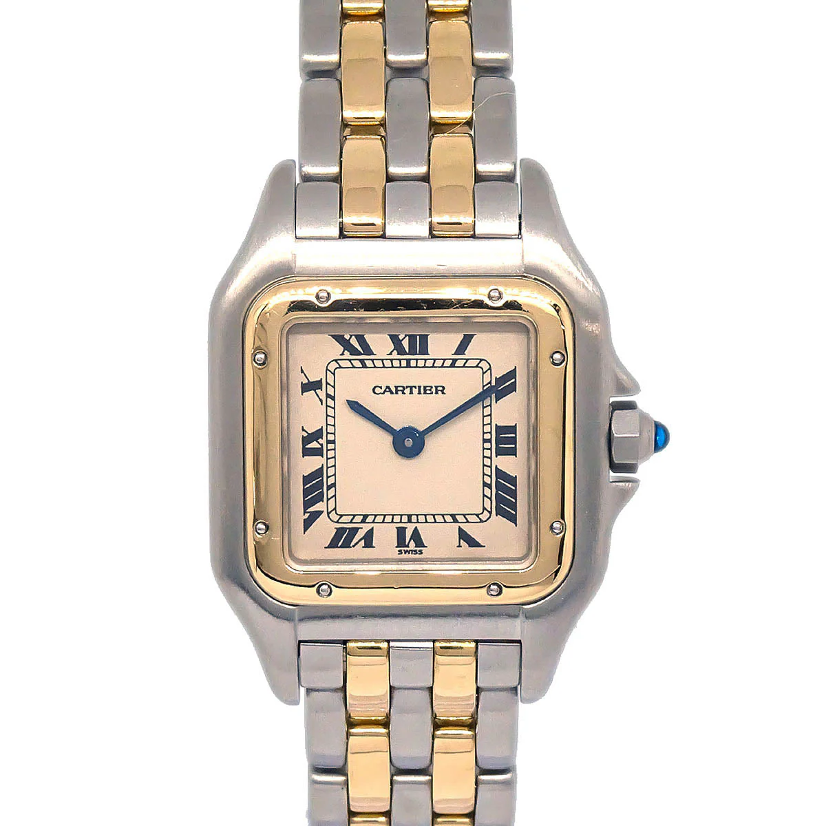 Cartier Panthere SM 2-Row Ref.166921 Quartz Watch 18KYG SS