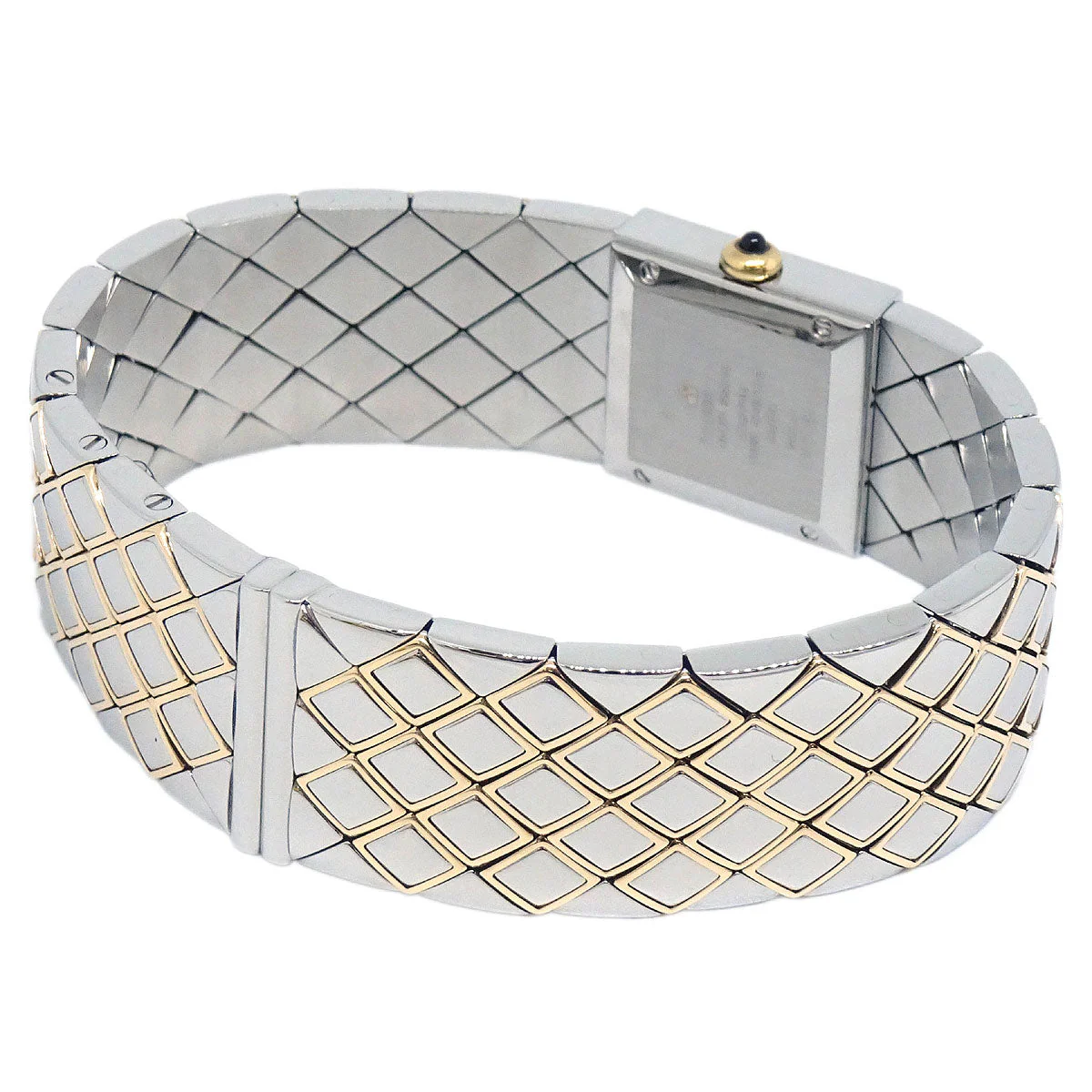 Chanel Matelasse Quartz Watch SS 18KYG - Image 4