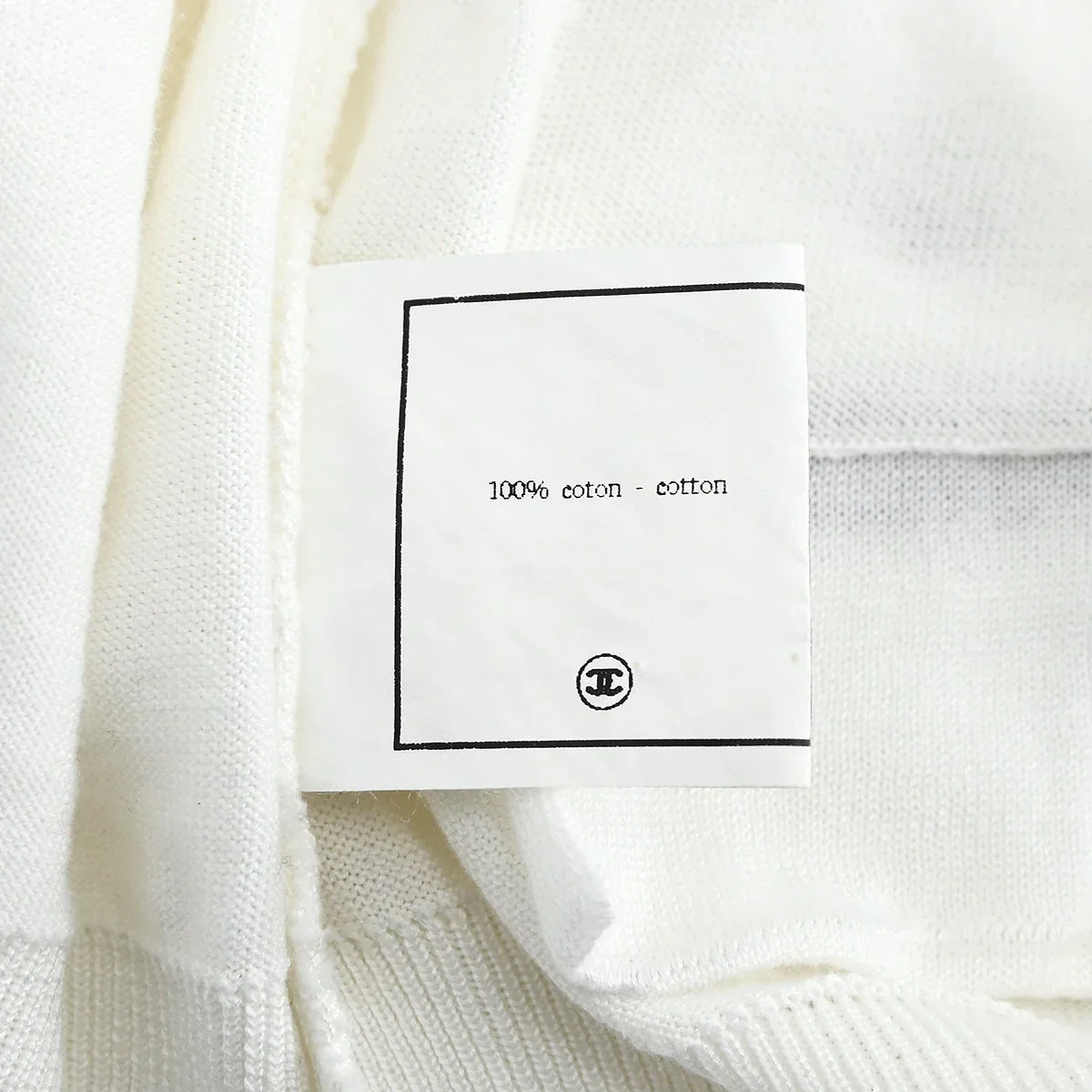 Chanel Short Sleeve Cardigan White #34 - Image 9