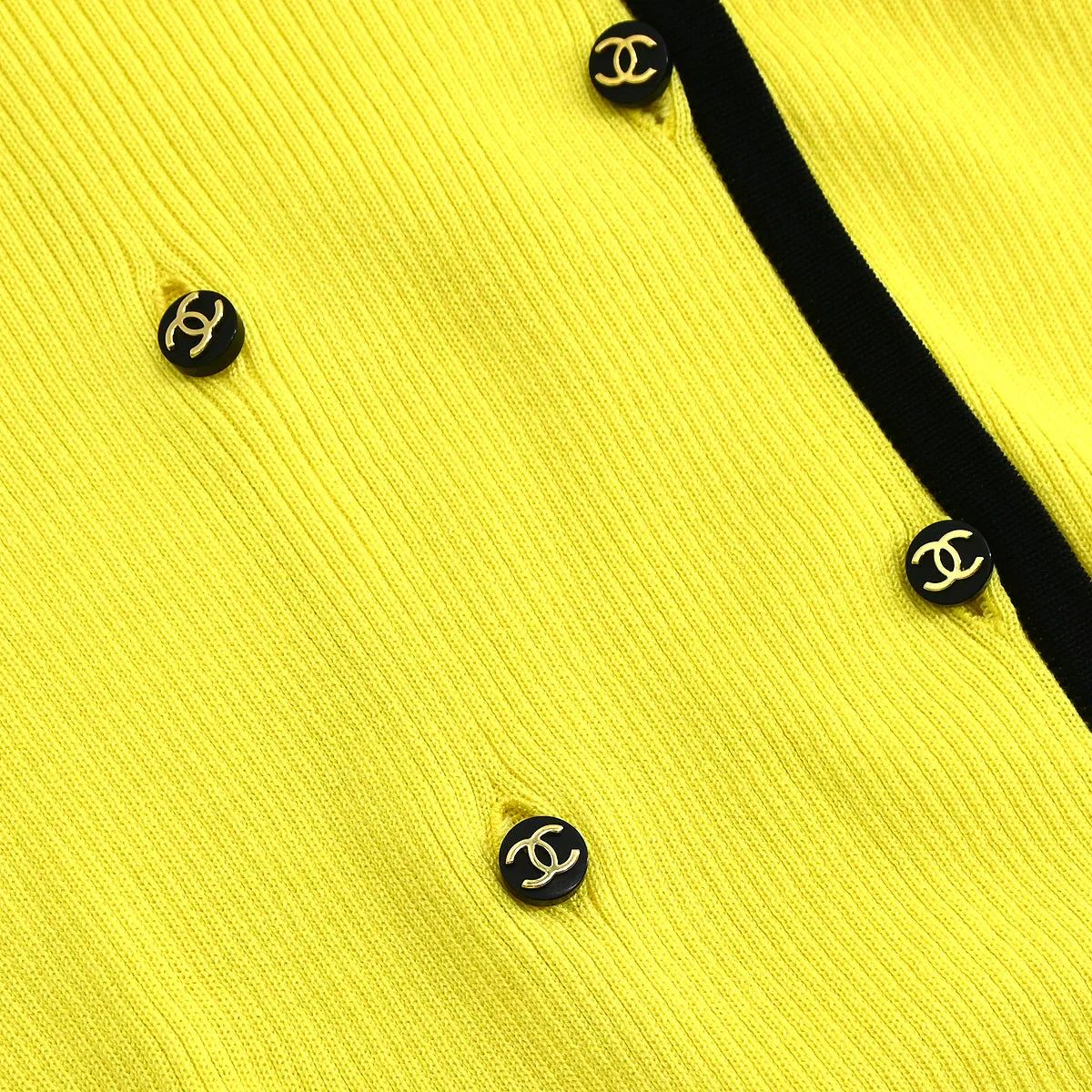 Chanel 1995 Sleeveless Top Yellow 95P #38 - Image 4